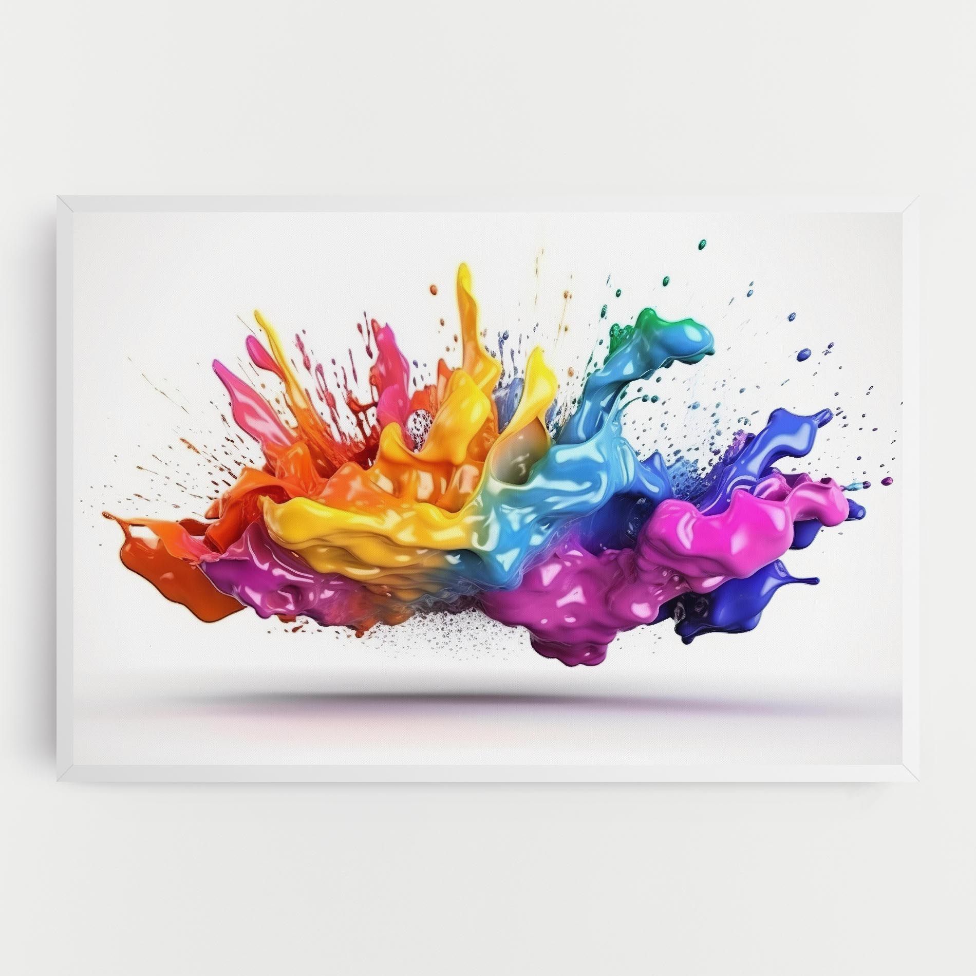 Blue Orange Splash mockup 0