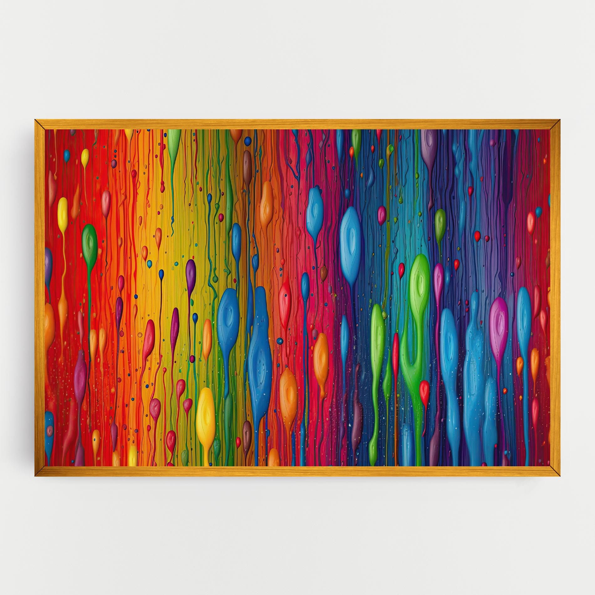Abstract Rainbow Pattern mockup 0