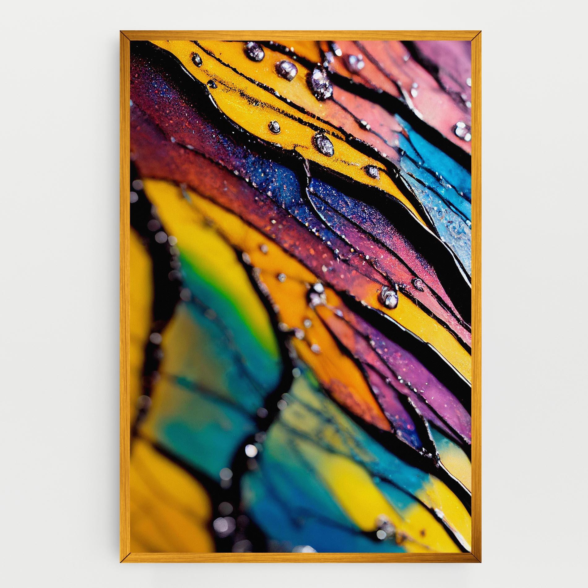 Vászonkép Beautiful Colorful Epoxy mockup 0