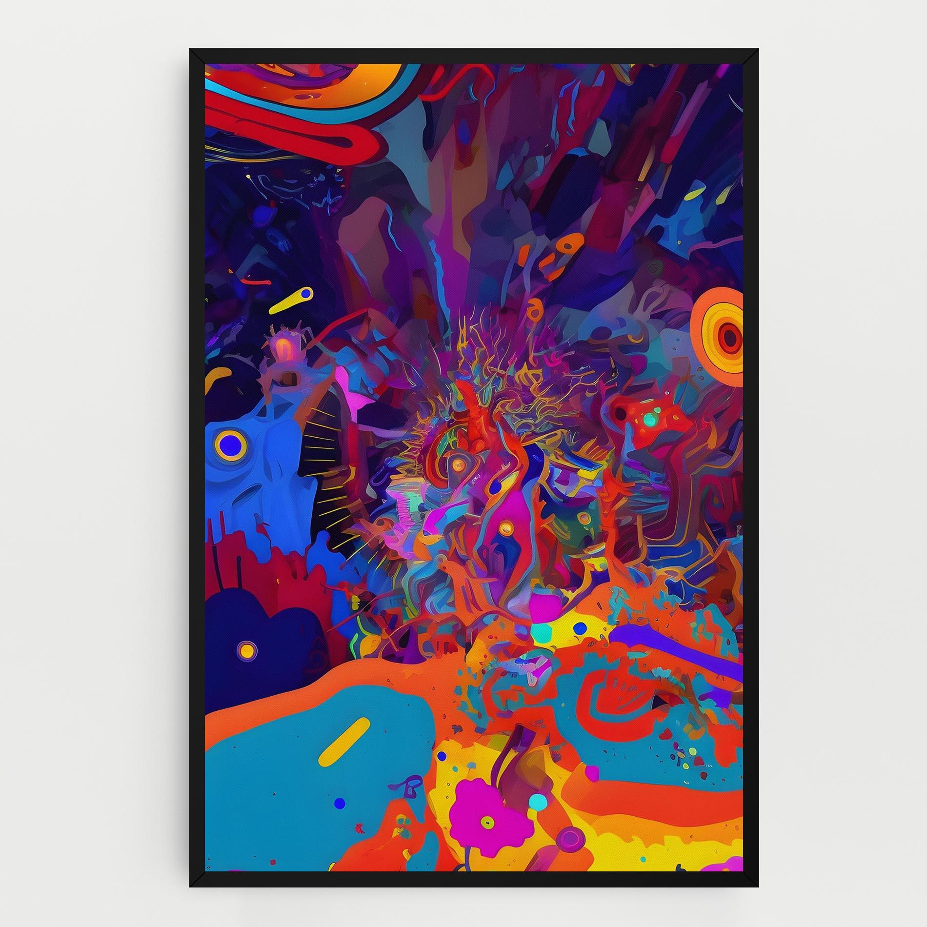 Vászonkép Abstract Color Work mockup 0