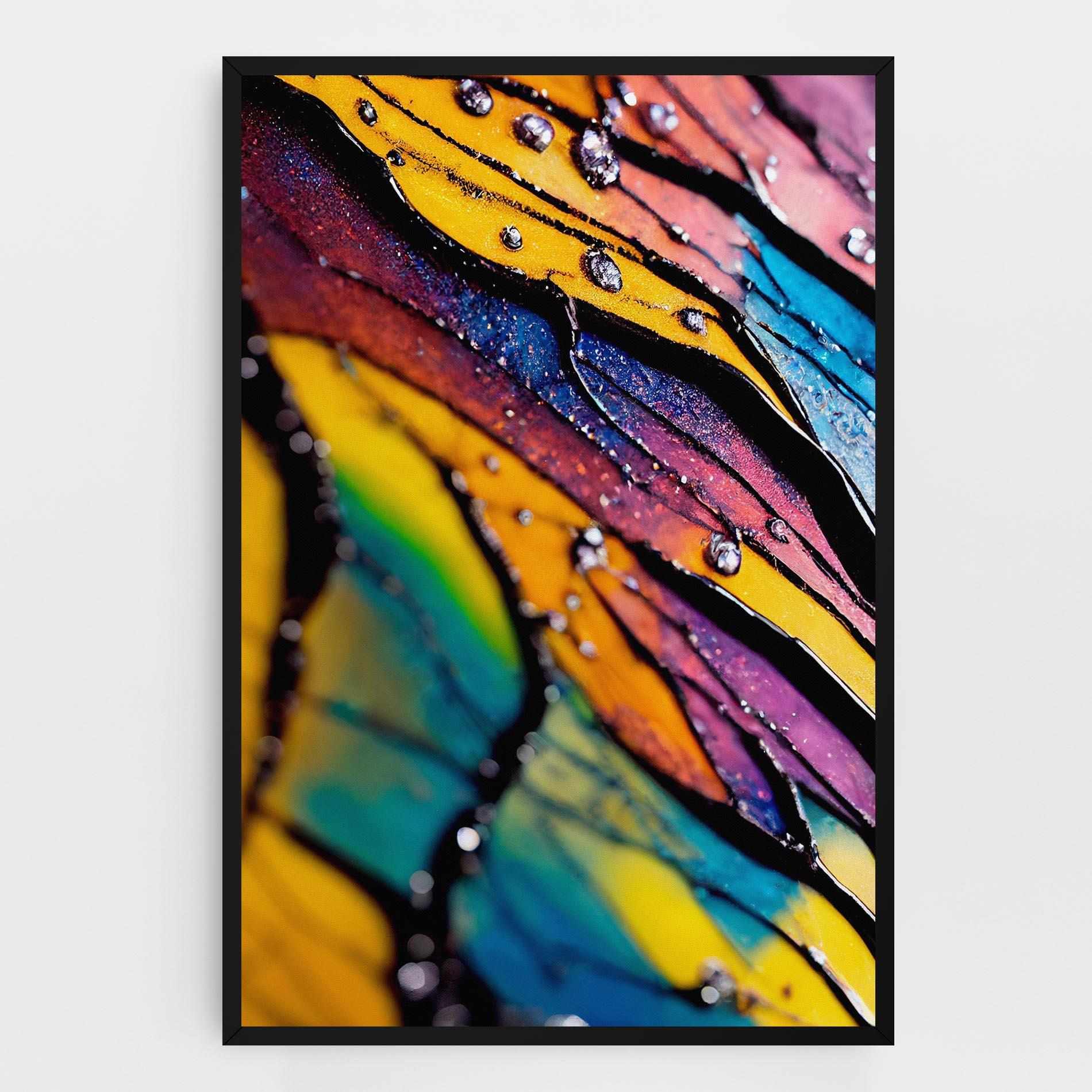 Vászonkép Beautiful Colorful Epoxy mockup 0