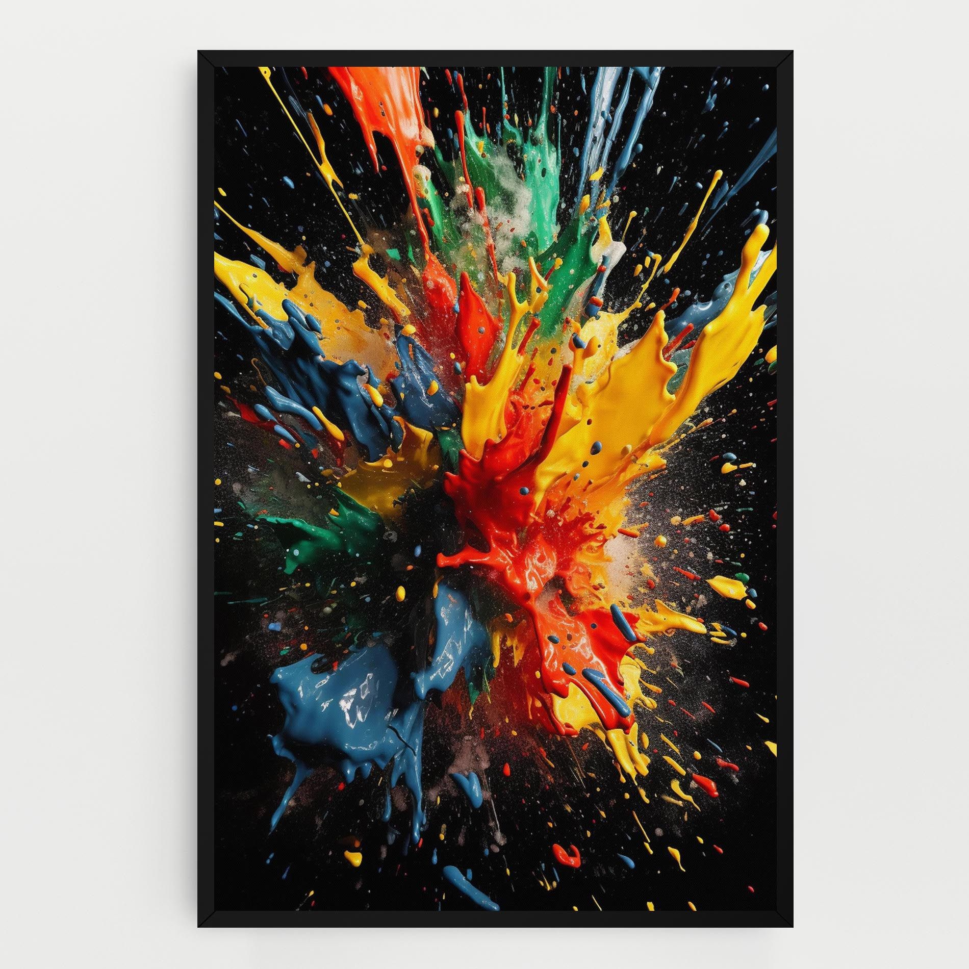 Floating Color Splash mockup 0