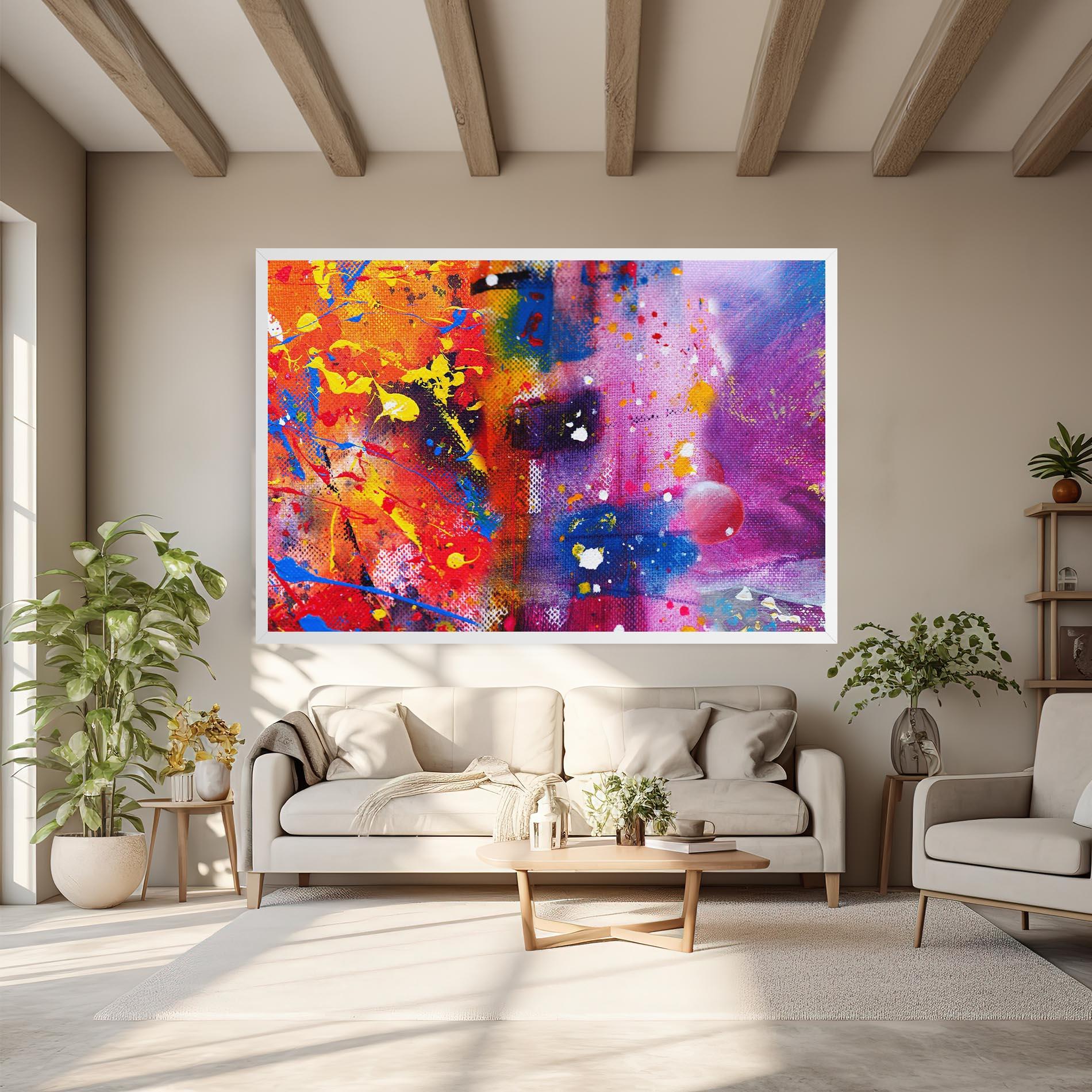 Vászonkép Art Panorama mockup 6