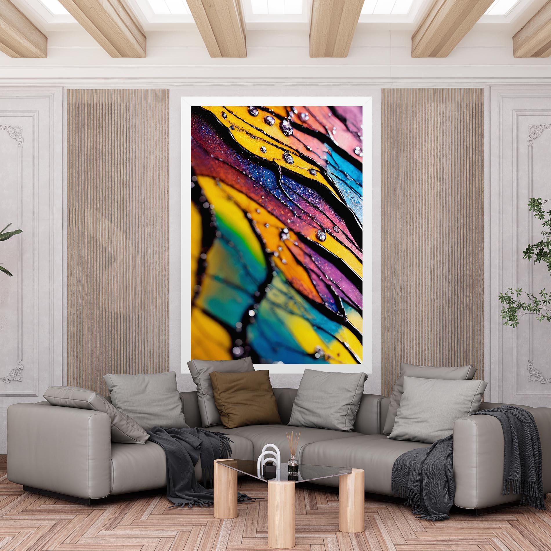 Vászonkép Beautiful Colorful Epoxy mockup 6