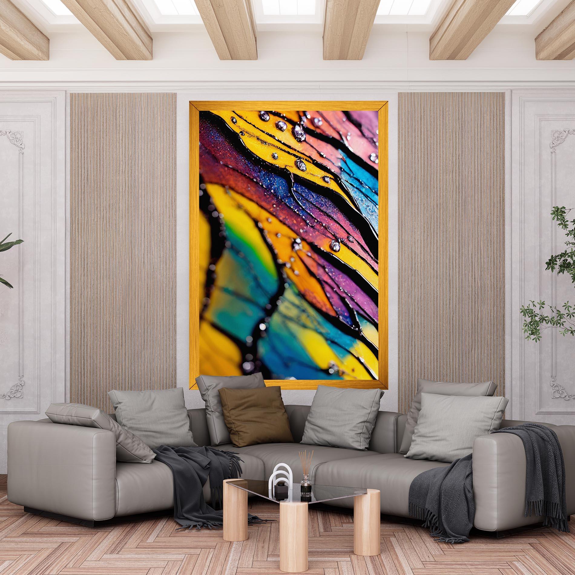 Vászonkép Beautiful Colorful Epoxy mockup 6