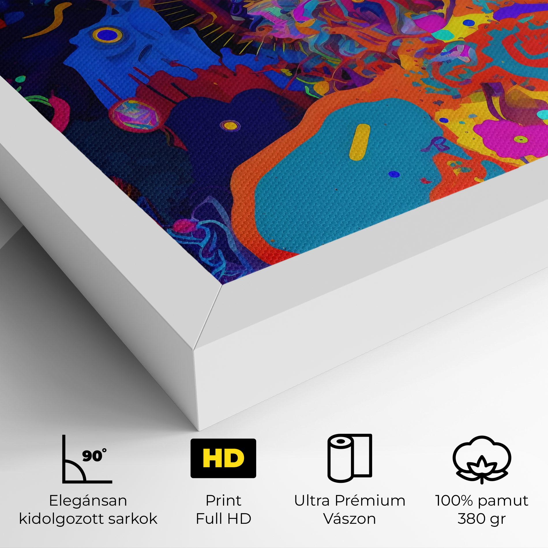 Vászonkép Abstract Color Work mockup 4