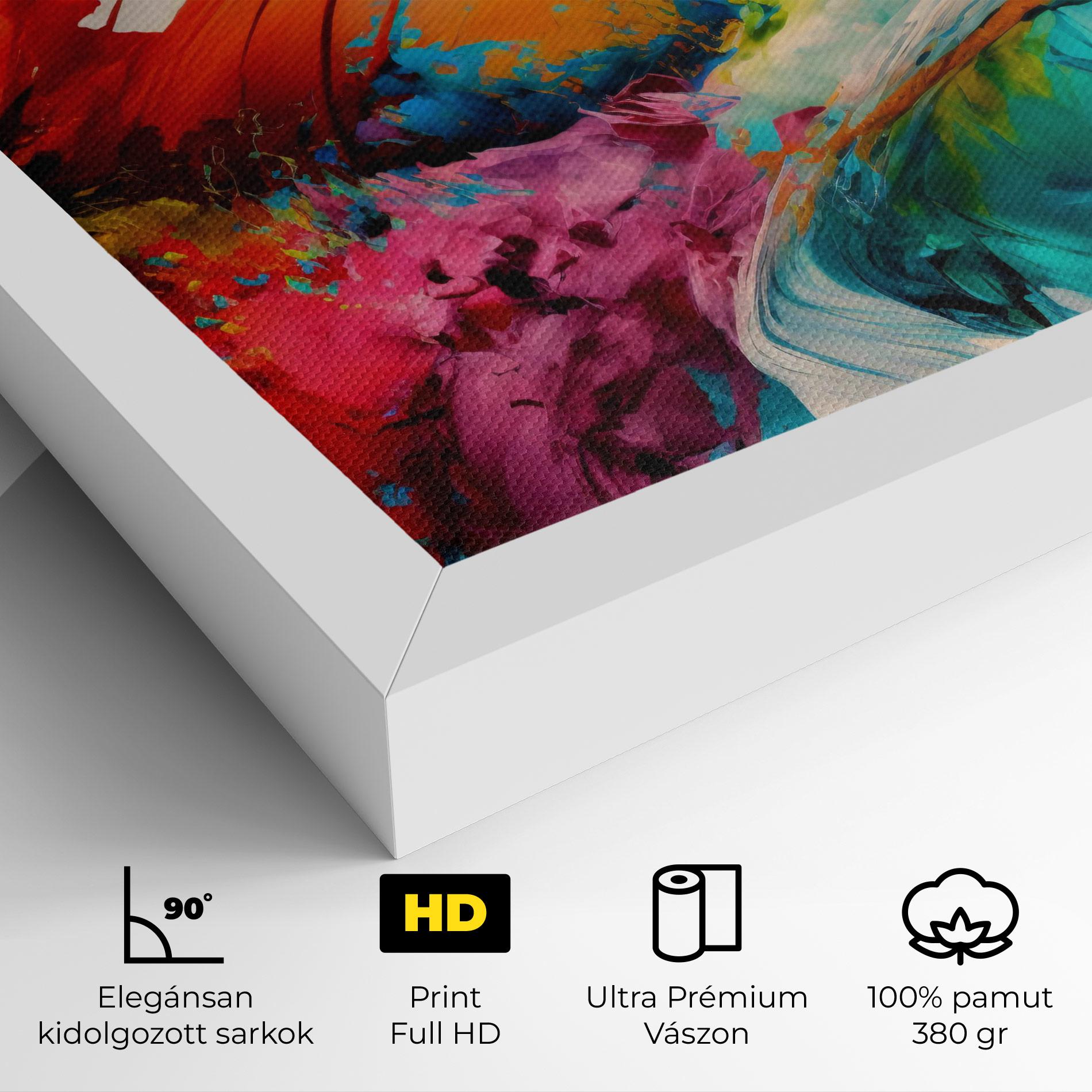 Vászonkép Art Brush Strokes mockup 4