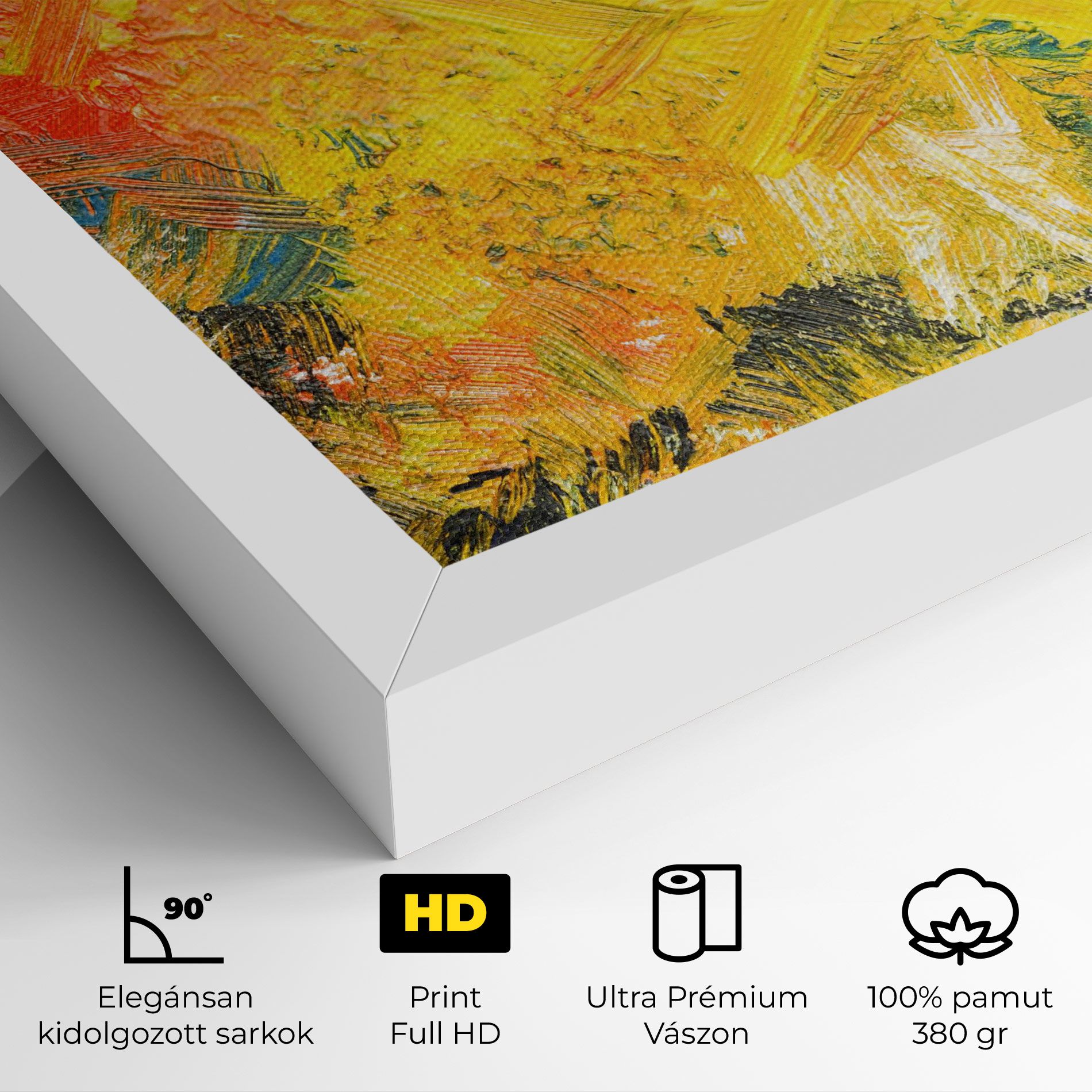 Artistic Yellow Painting mockup 4