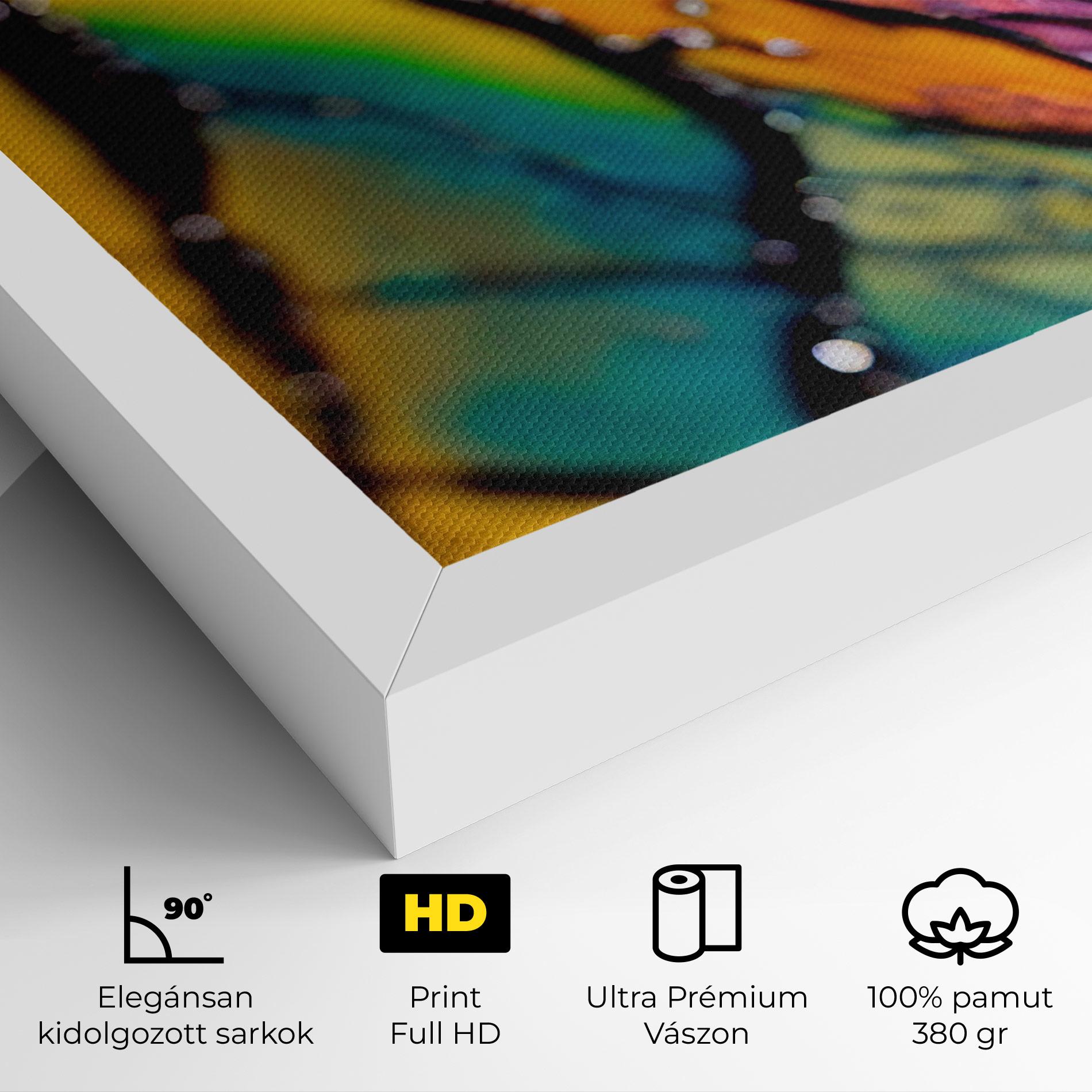 Vászonkép Beautiful Colorful Epoxy mockup 4