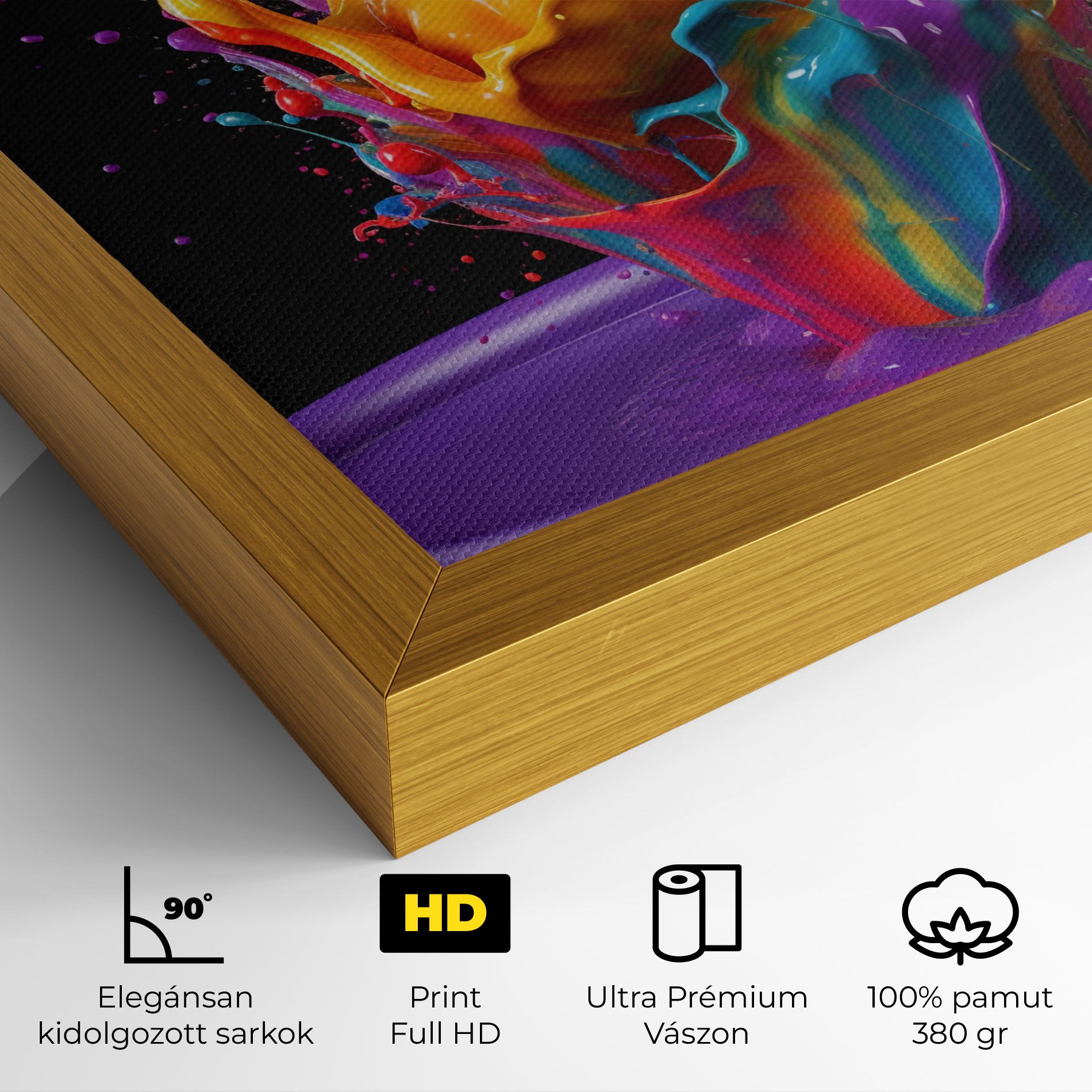 Brightly Color Splashing mockup 4
