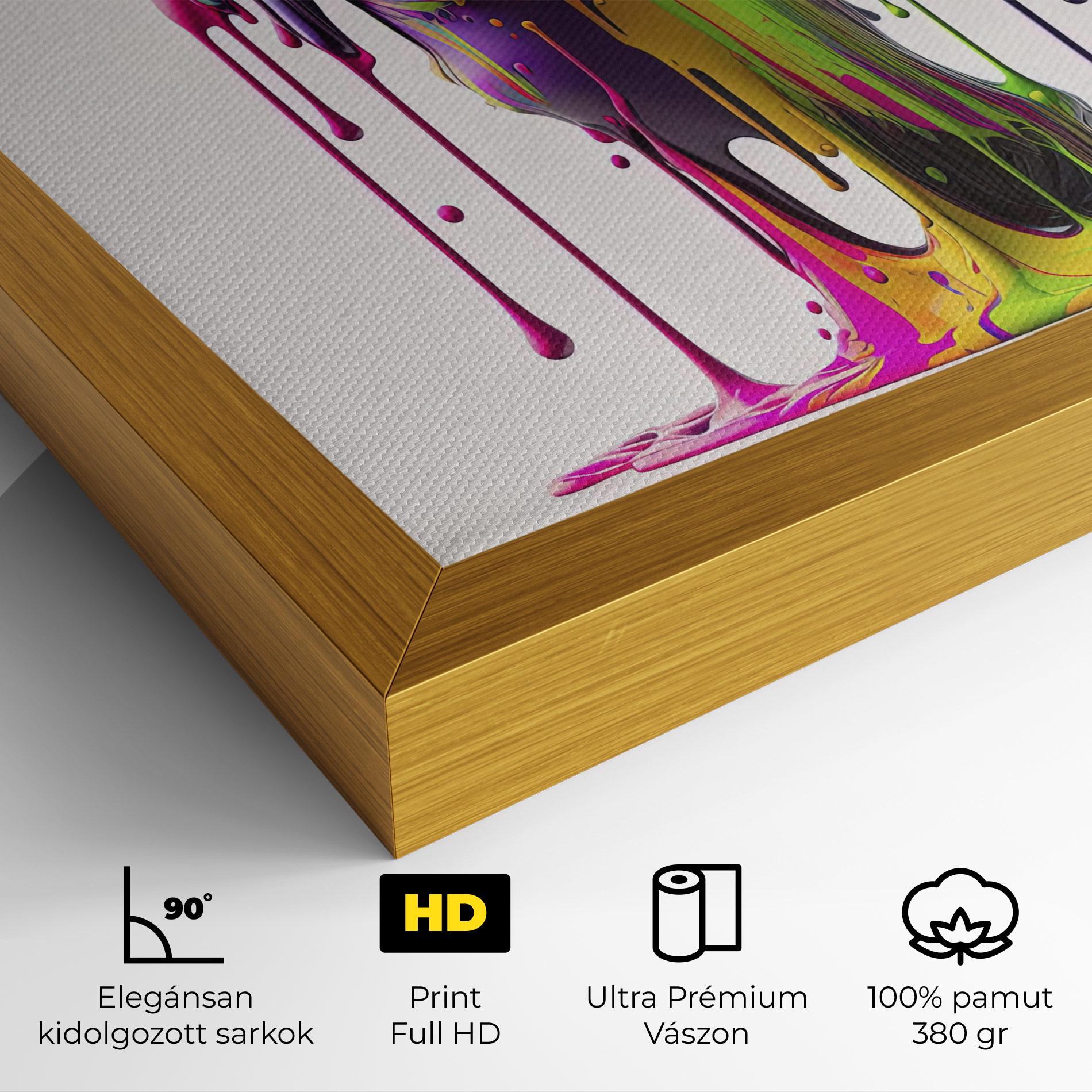 Vászonkép Colorful Body mockup 4