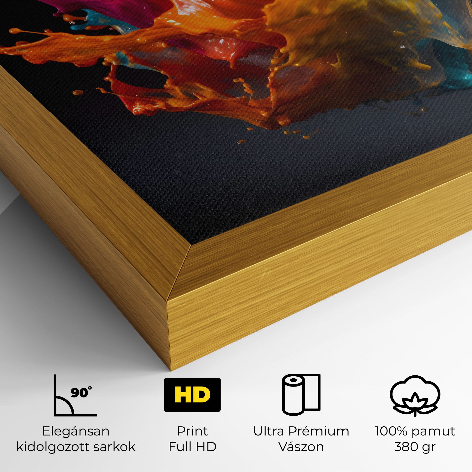 Colorful Splash Floating mockup 4