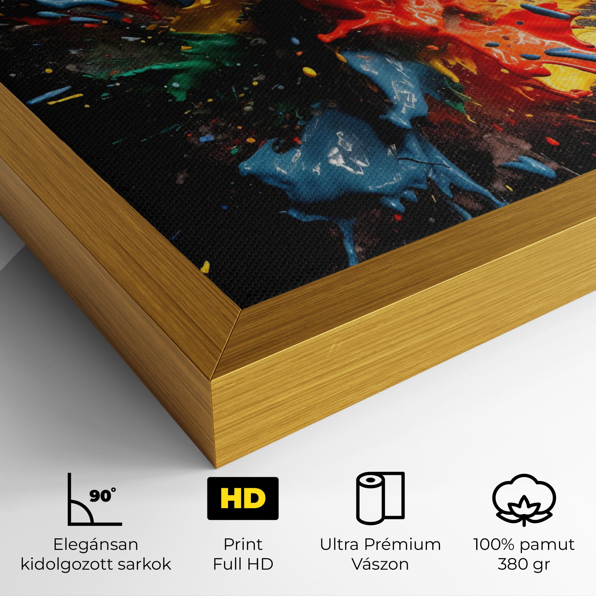 Floating Color Splash mockup 4