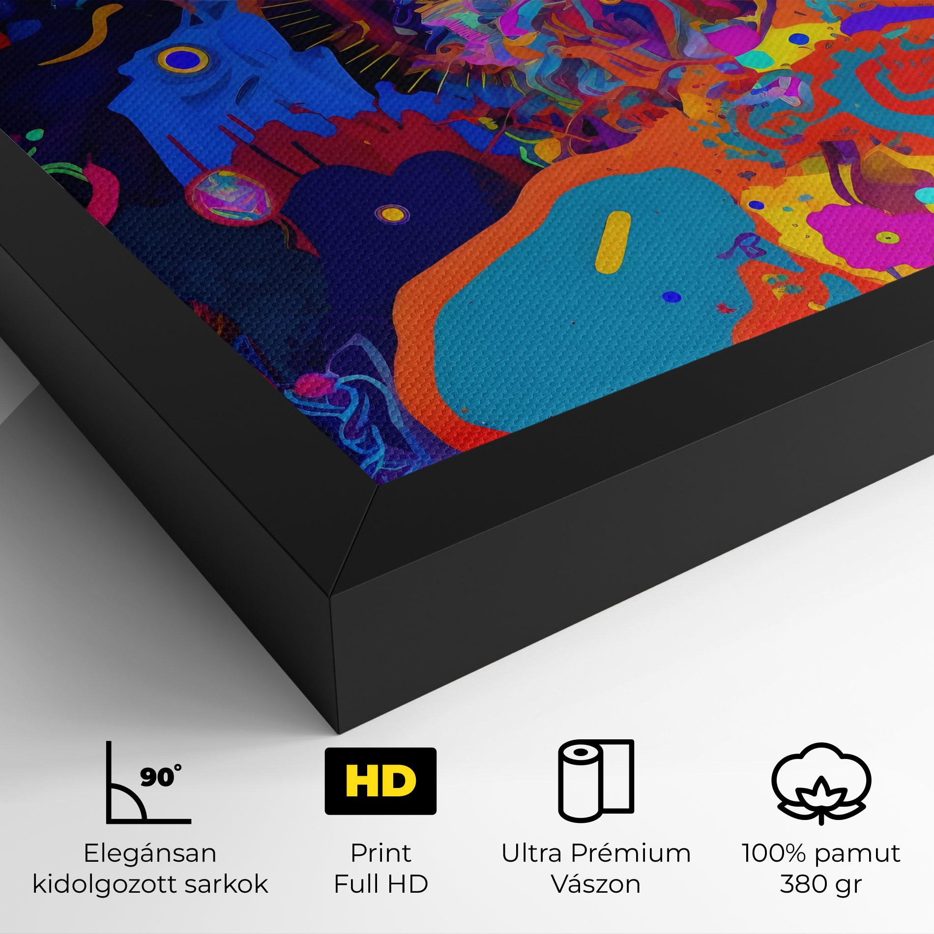 Vászonkép Abstract Color Work mockup 4