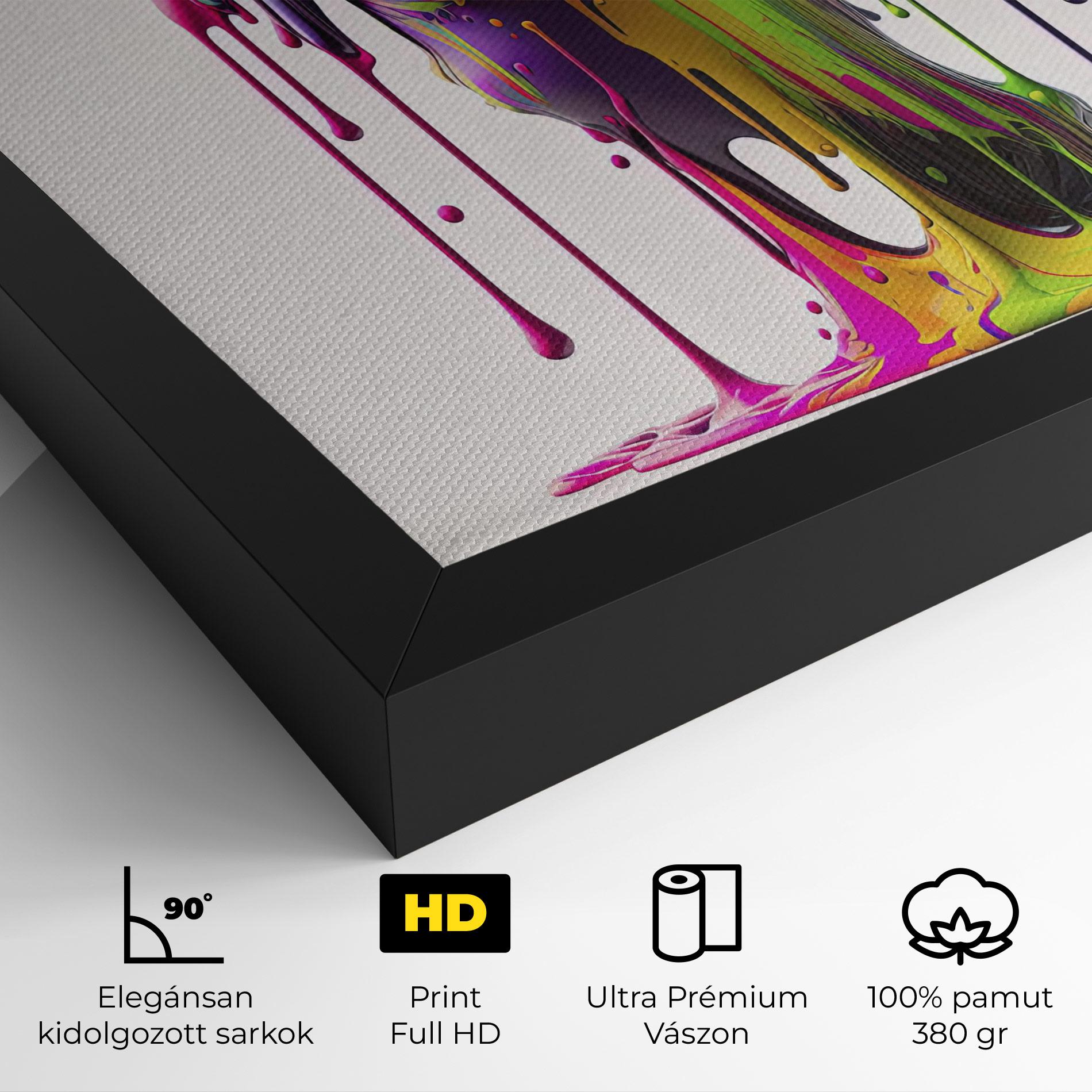 Vászonkép Colorful Body mockup 4