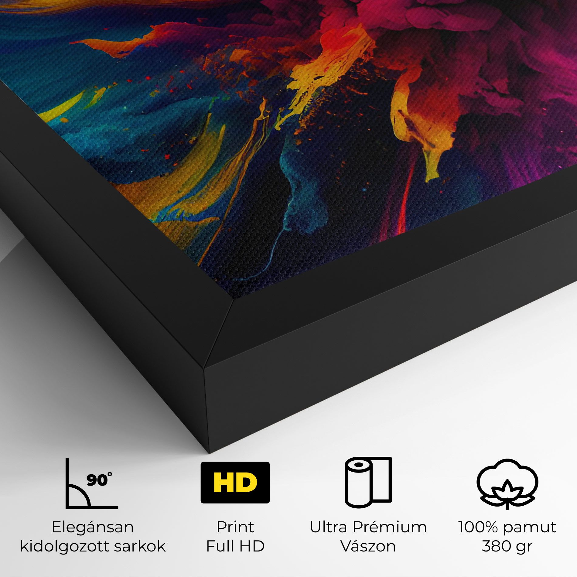 Colorful Paint Explosion mockup 4