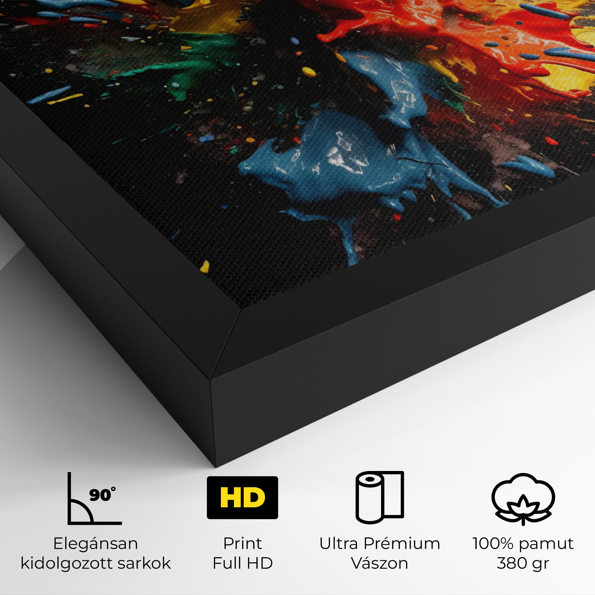 Floating Color Splash mockup 4