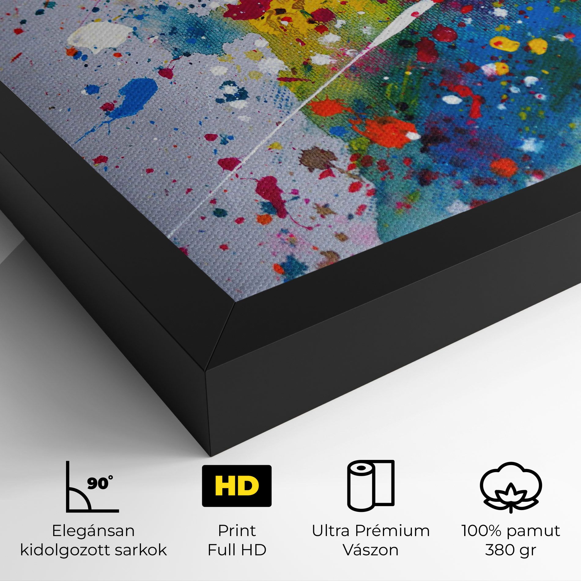 Watercolor Drops mockup 4