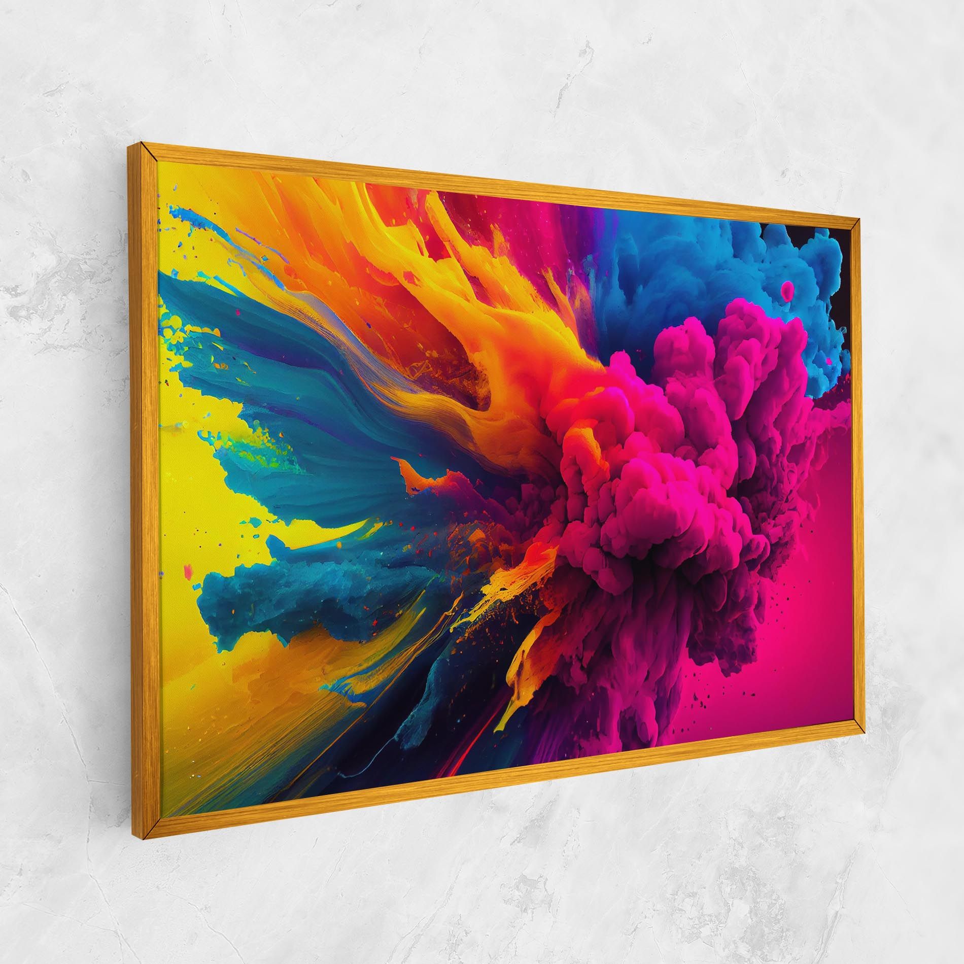 Colorful Paint Explosion mockup 1