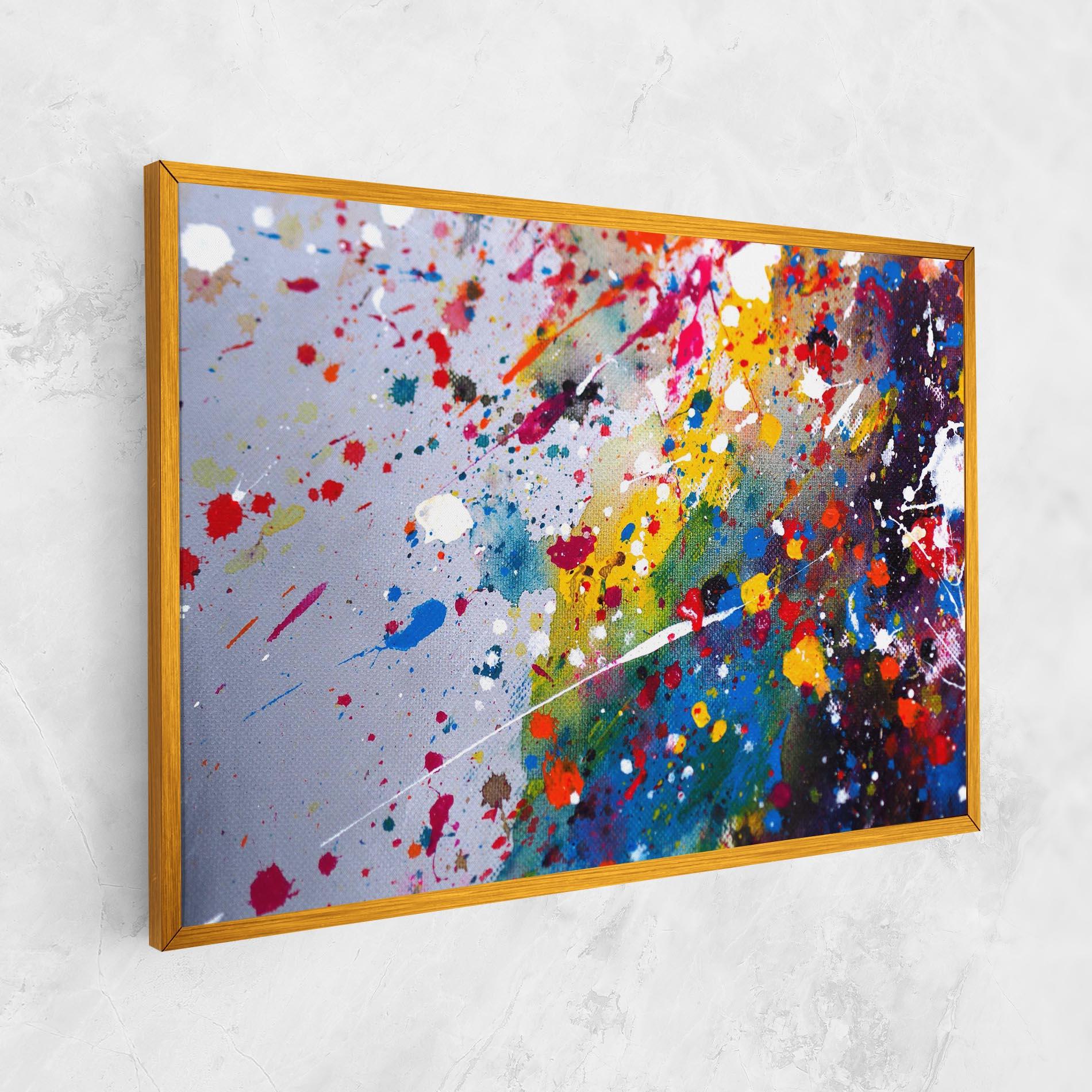 Vászonkép Watercolor Drops mockup 1