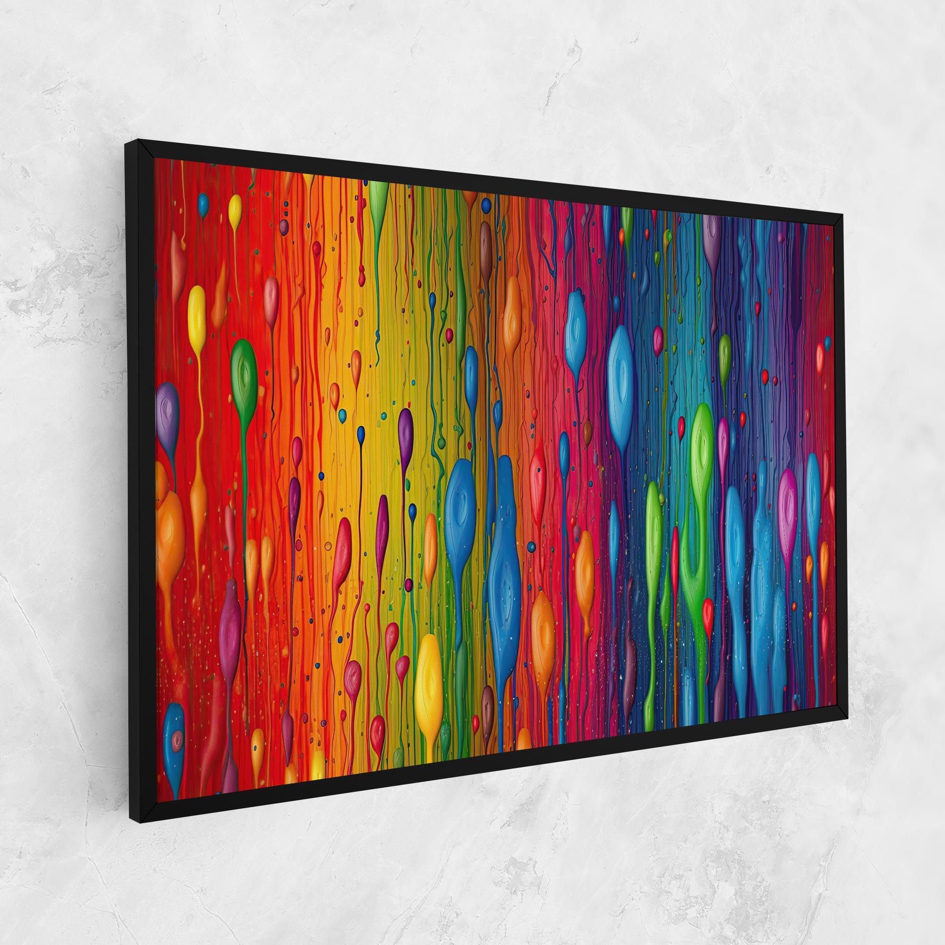 Abstract Rainbow Pattern mockup 1