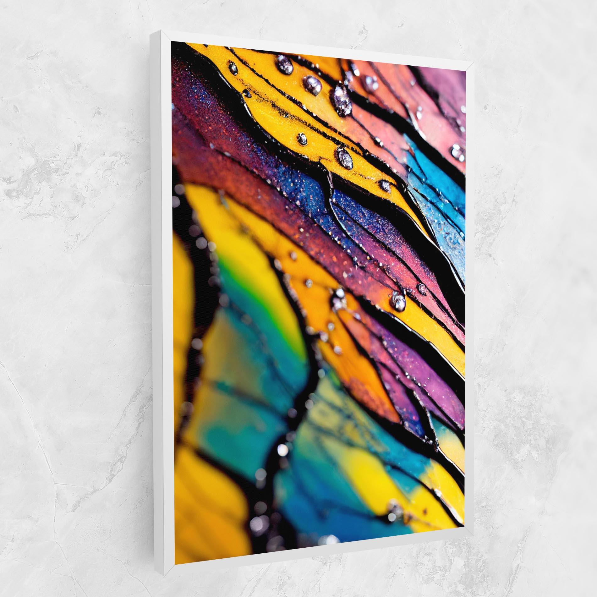 Vászonkép Beautiful Colorful Epoxy mockup 1