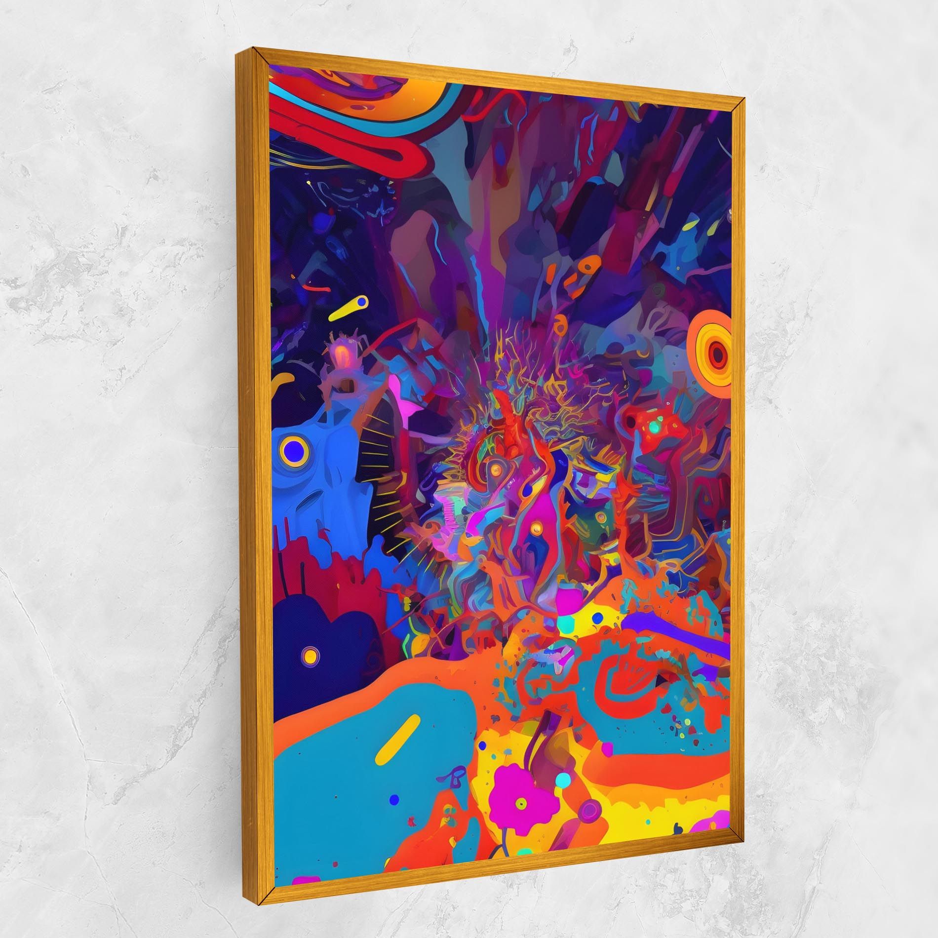 Abstract Color Work mockup 1