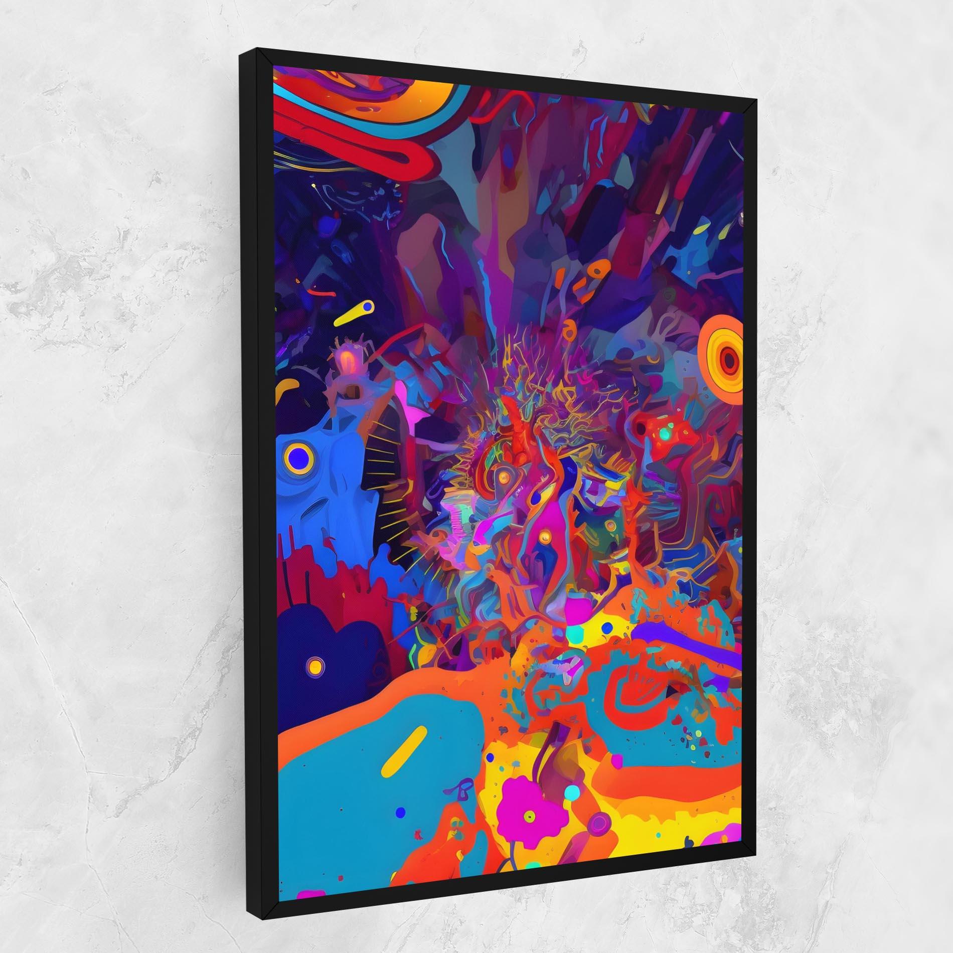 Vászonkép Abstract Color Work mockup 1