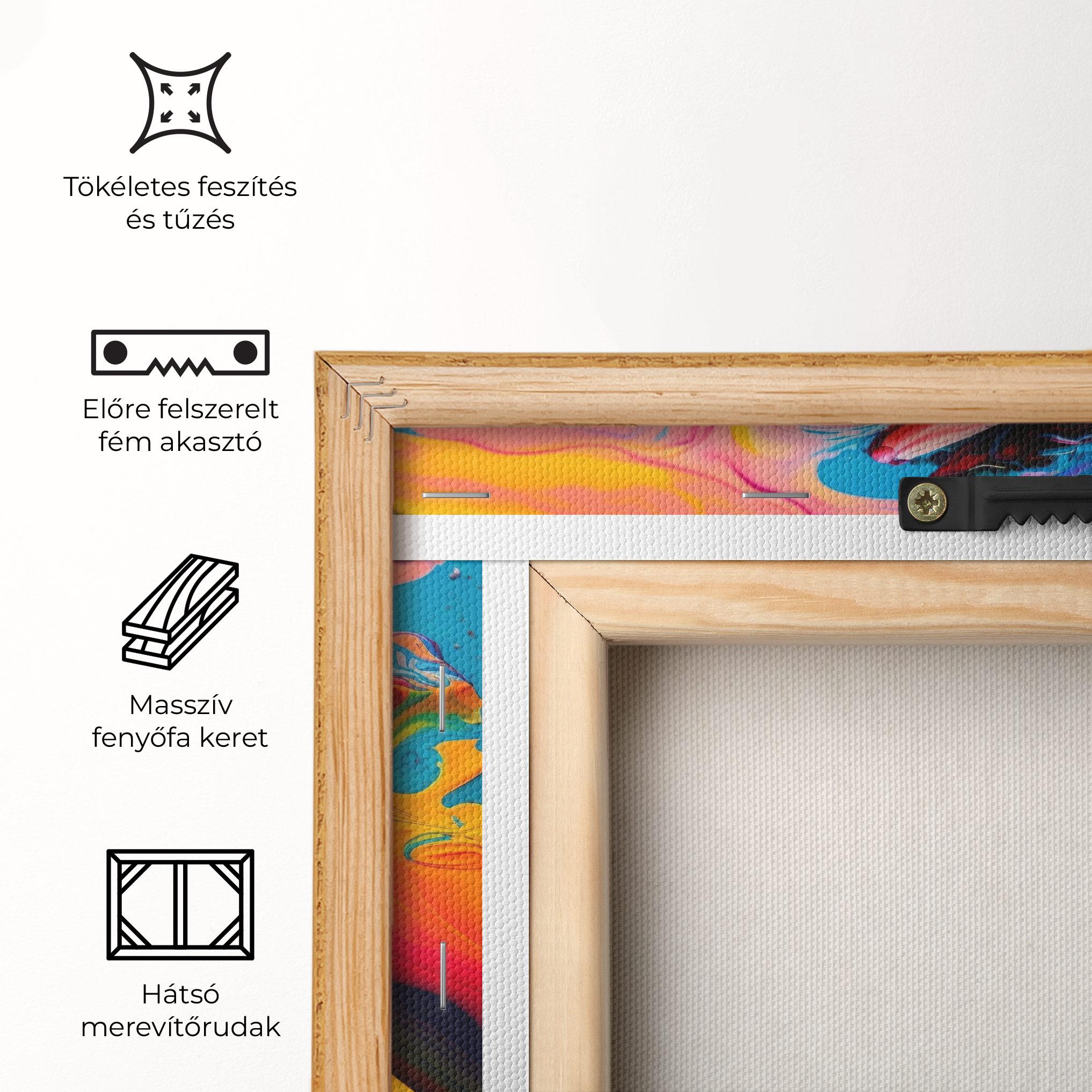 Vászonkép Acrylic Close Up mockup 5