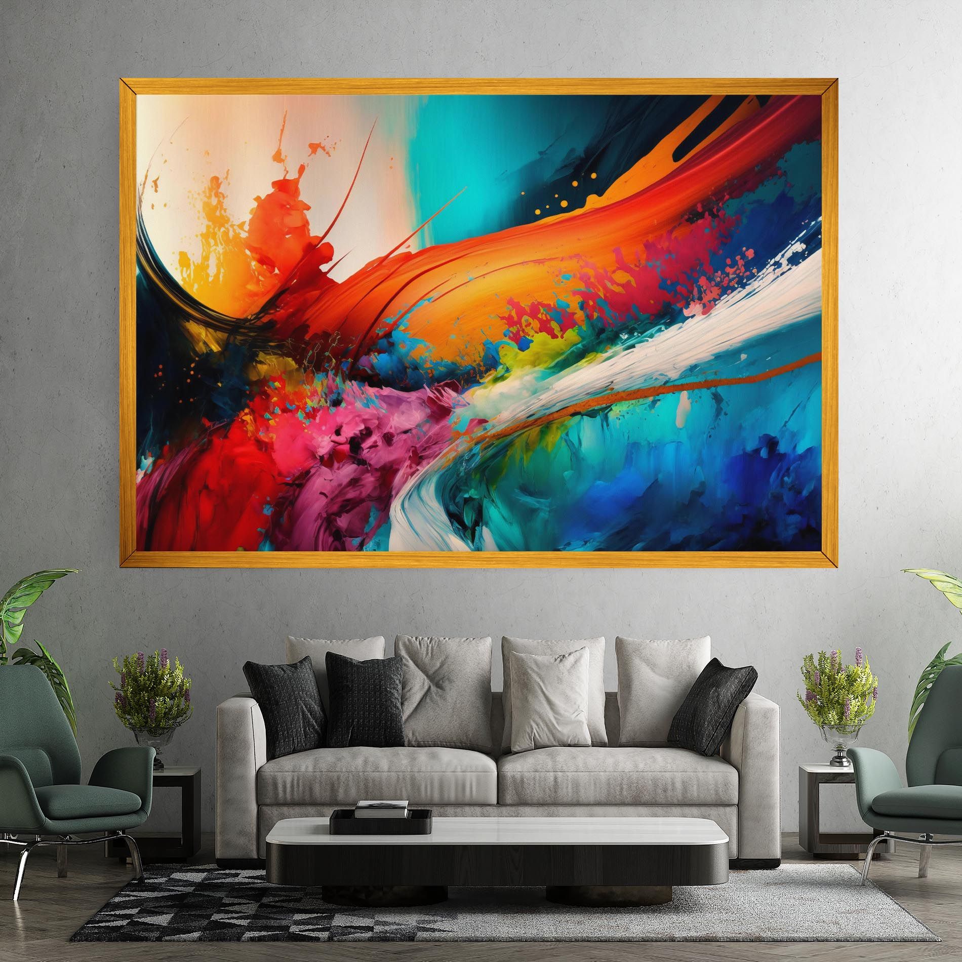 Art Brush Strokes mockup 7