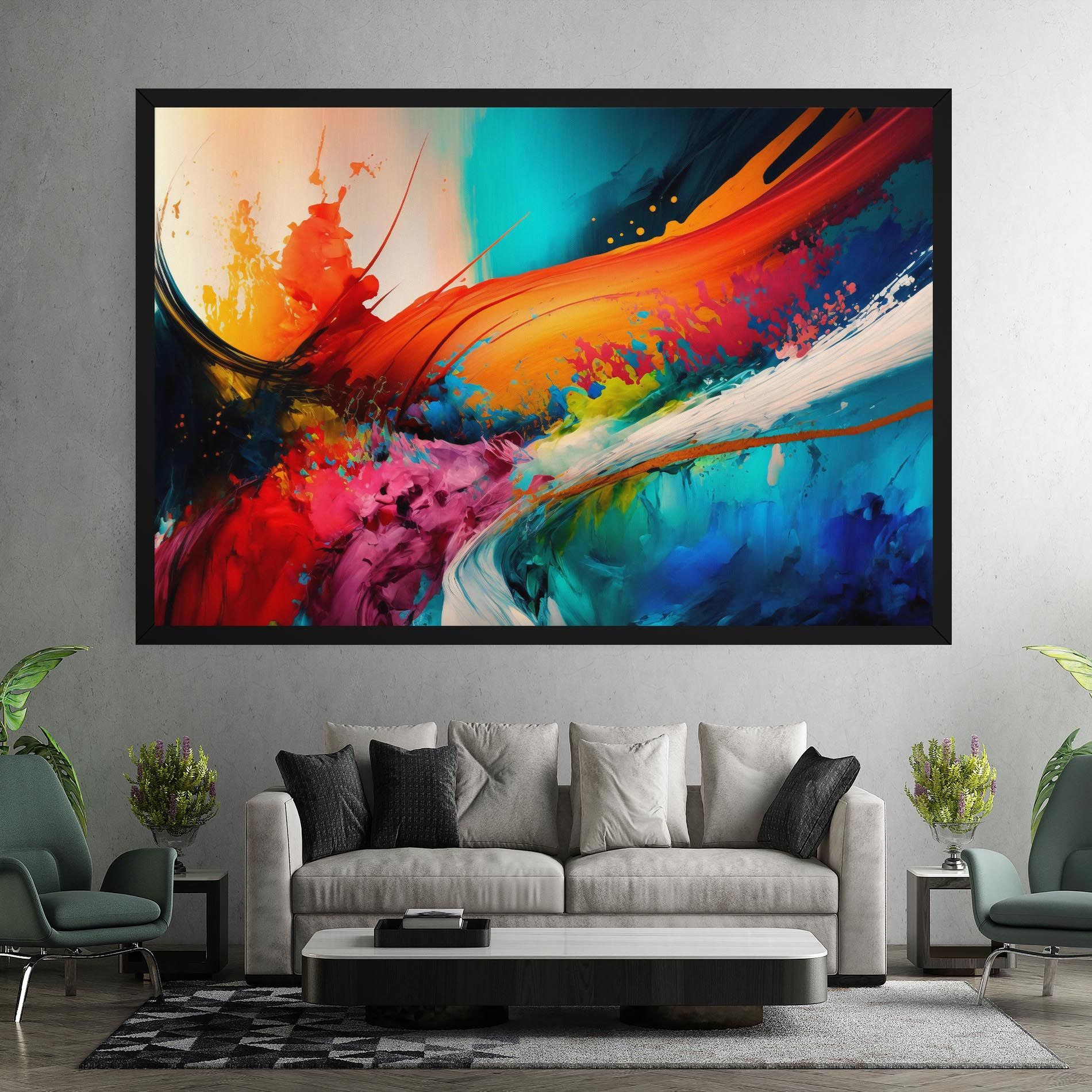 Art Brush Strokes mockup 7