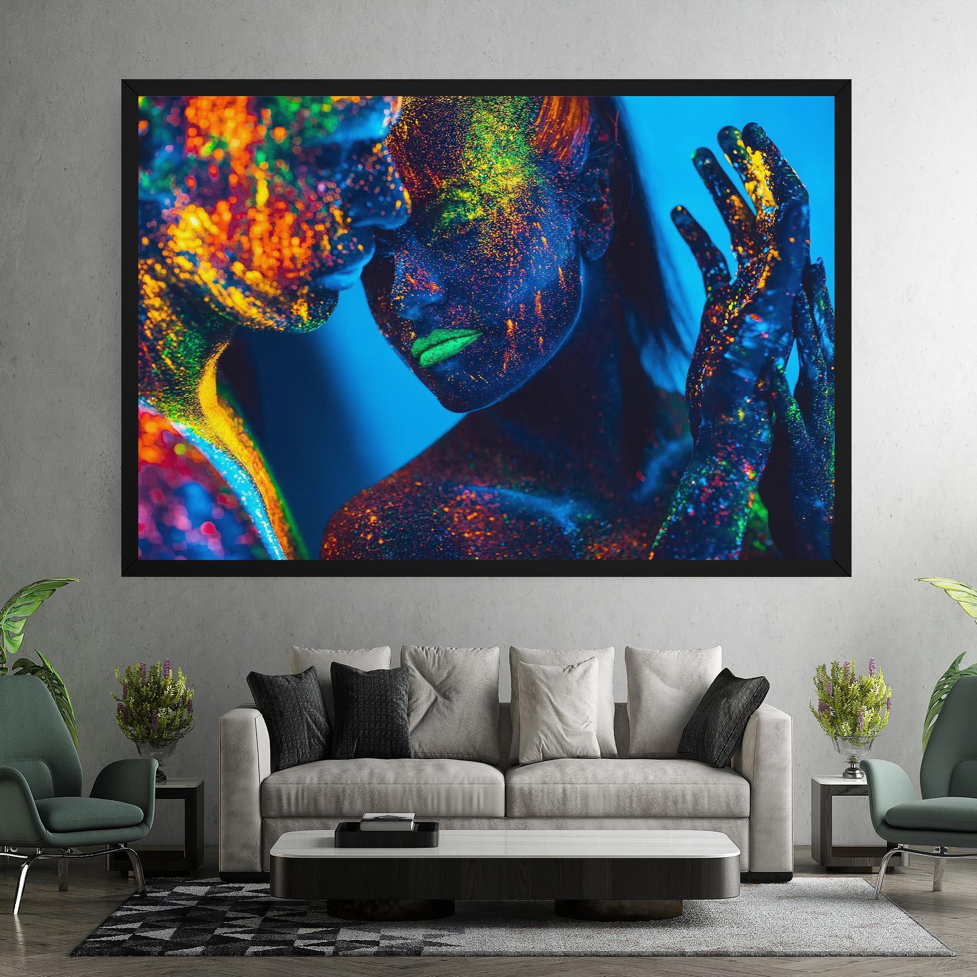 Vászonkép Fluorescent Couple mockup 7