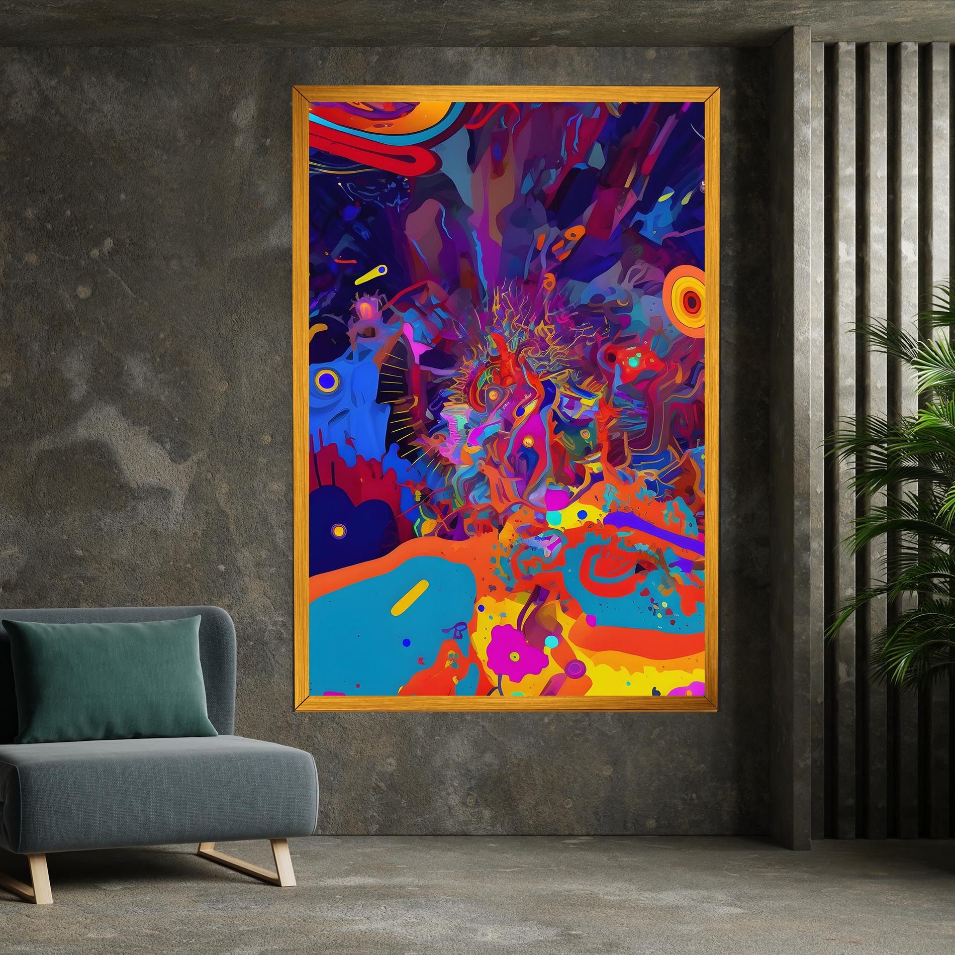 Abstract Color Work mockup 7