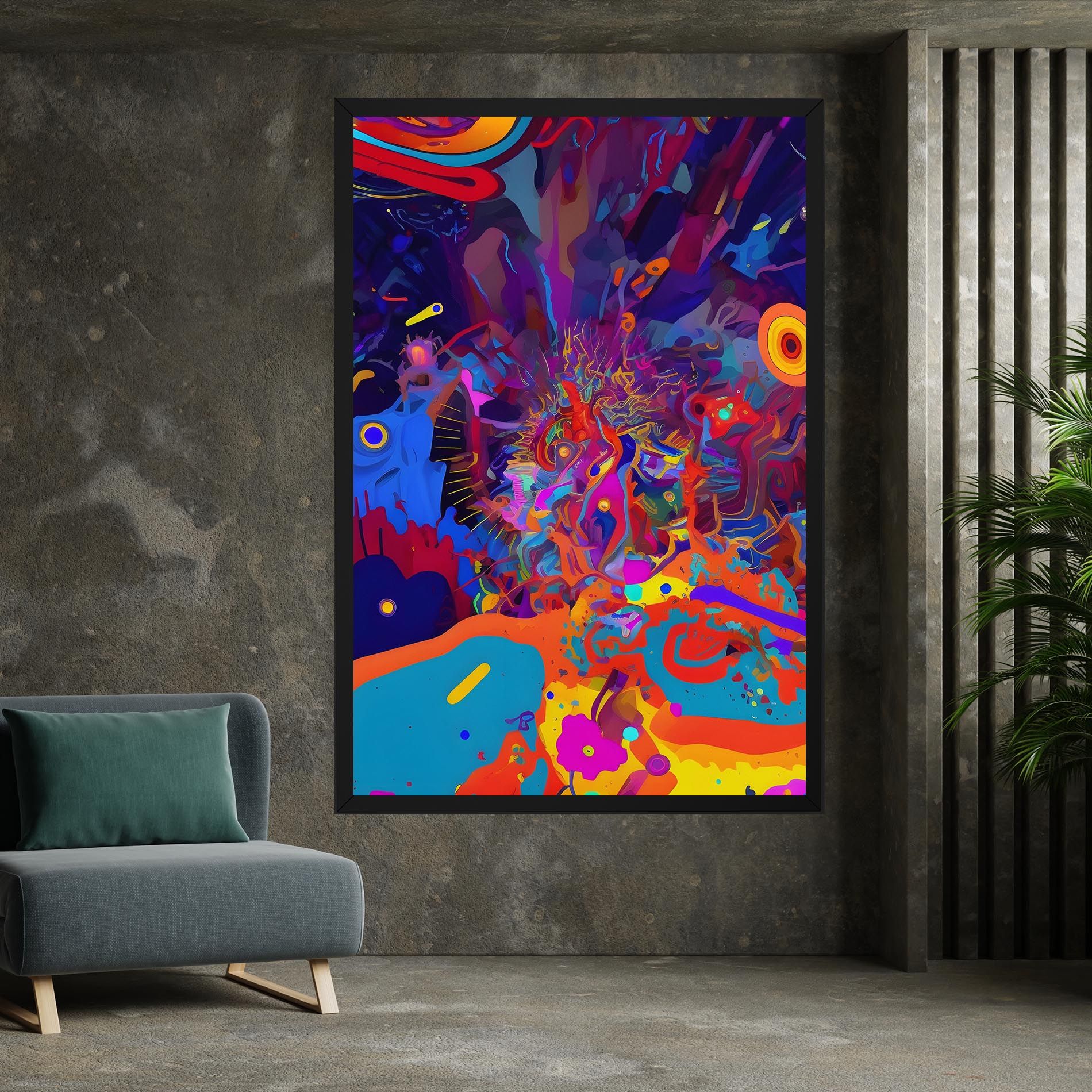 Abstract Color Work mockup 7