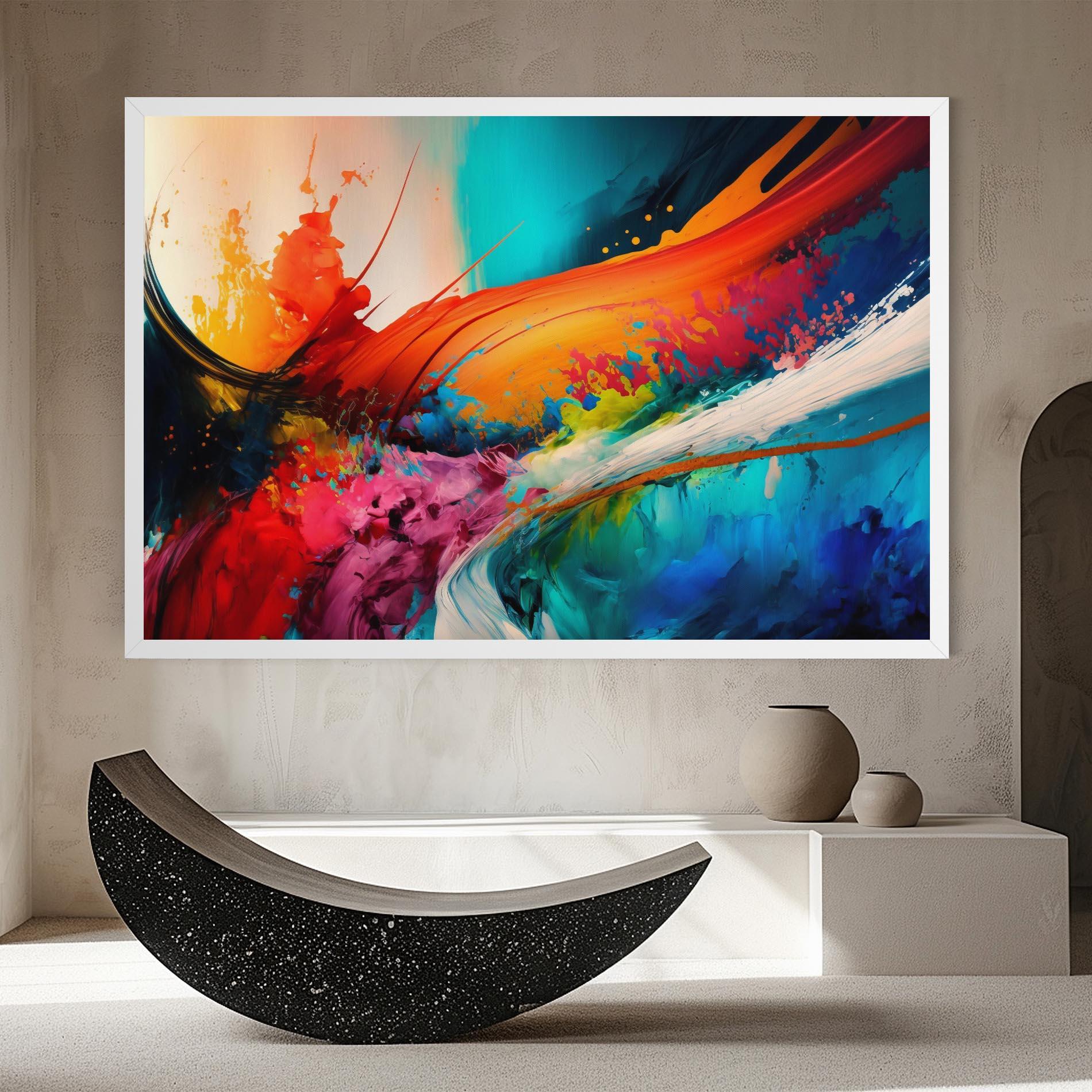 Vászonkép Art Brush Strokes mockup 8