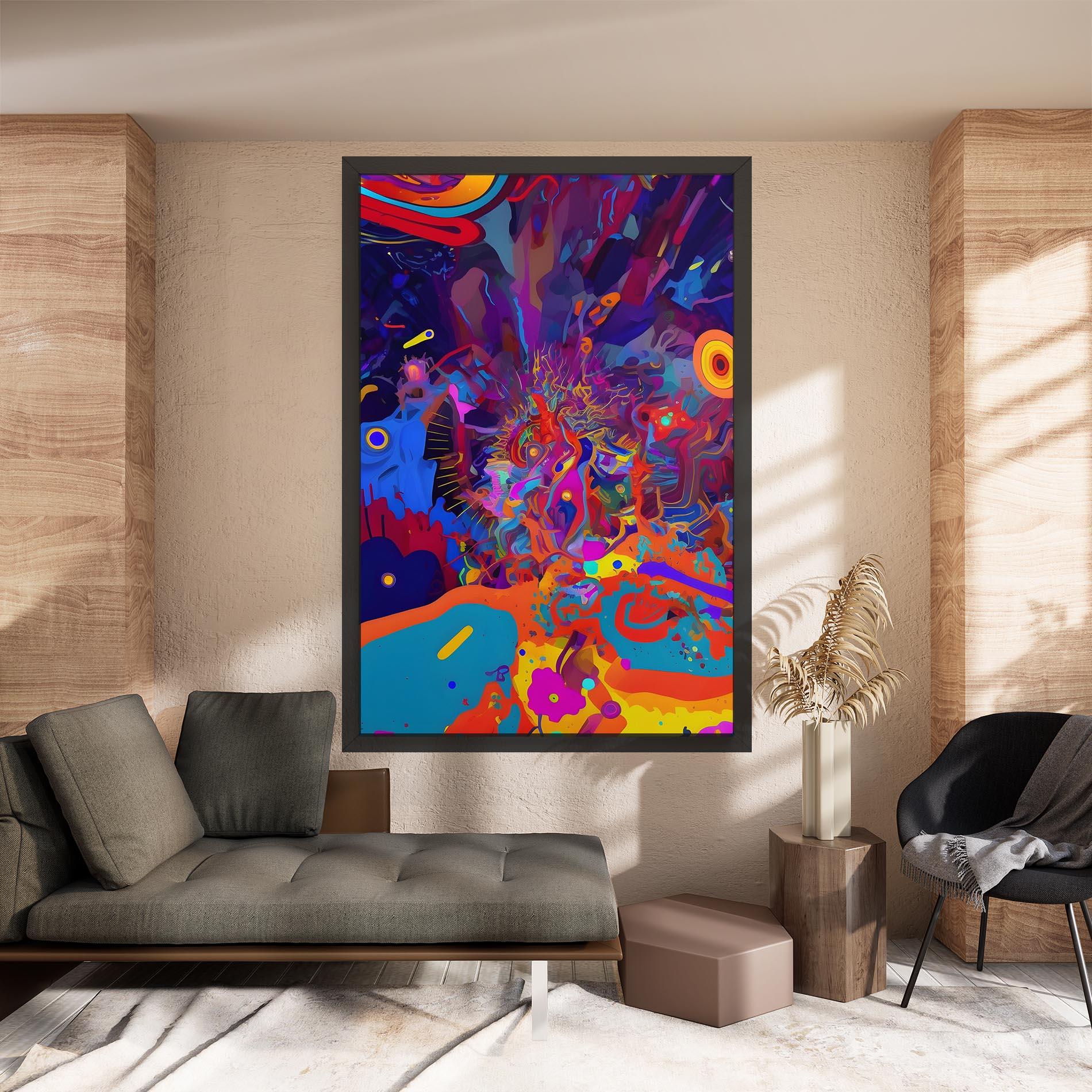 Vászonkép Abstract Color Work mockup 8