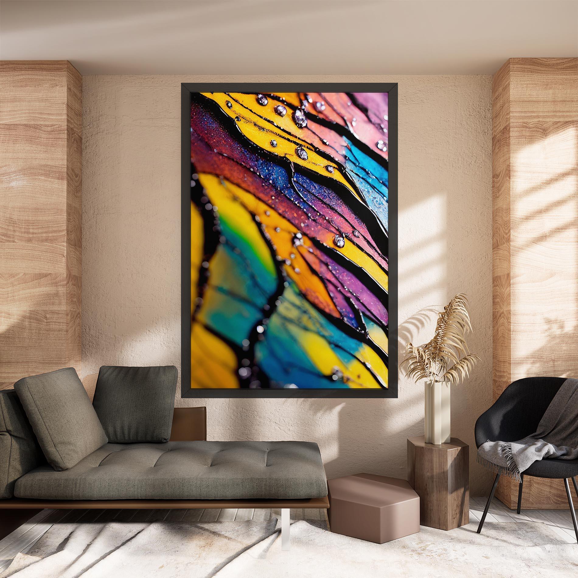 Vászonkép Beautiful Colorful Epoxy mockup 8