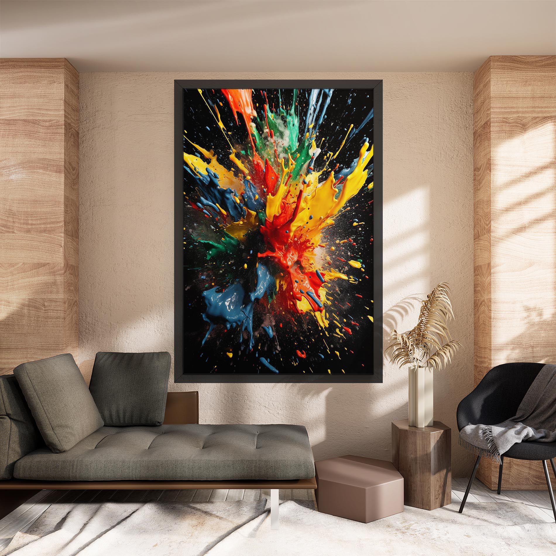 Floating Color Splash mockup 8