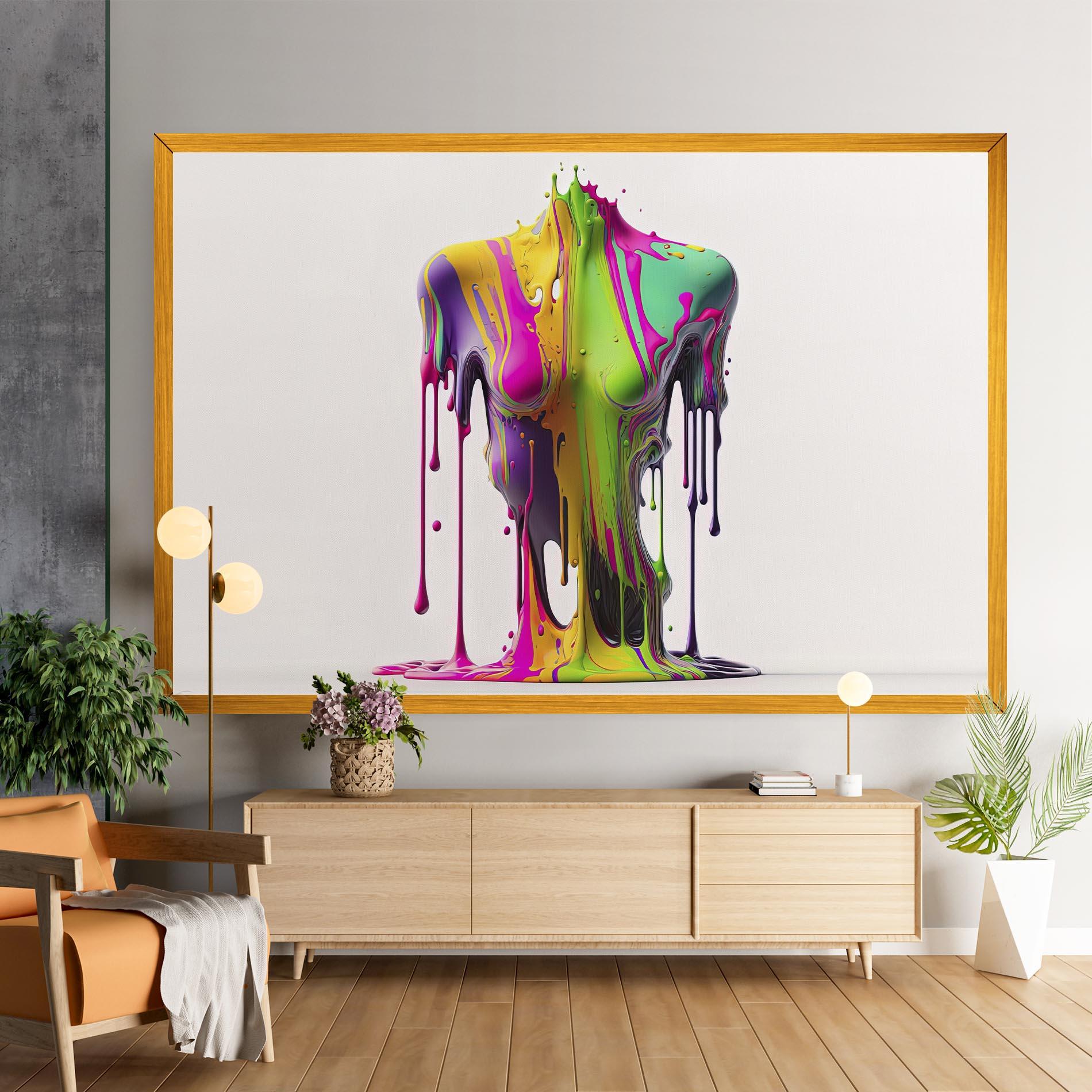 Vászonkép Colorful Body mockup 9