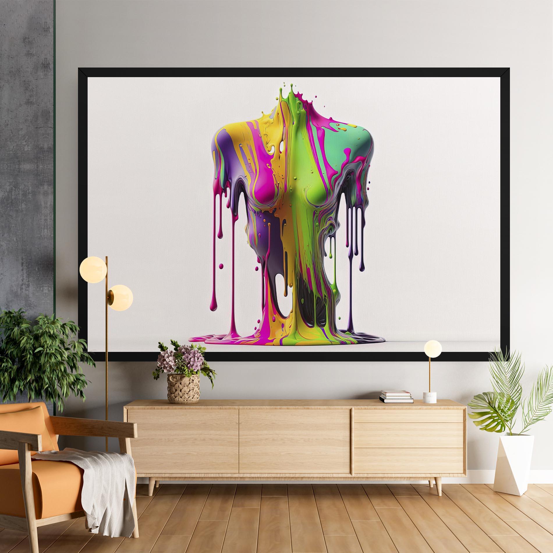 Vászonkép Colorful Body mockup 9