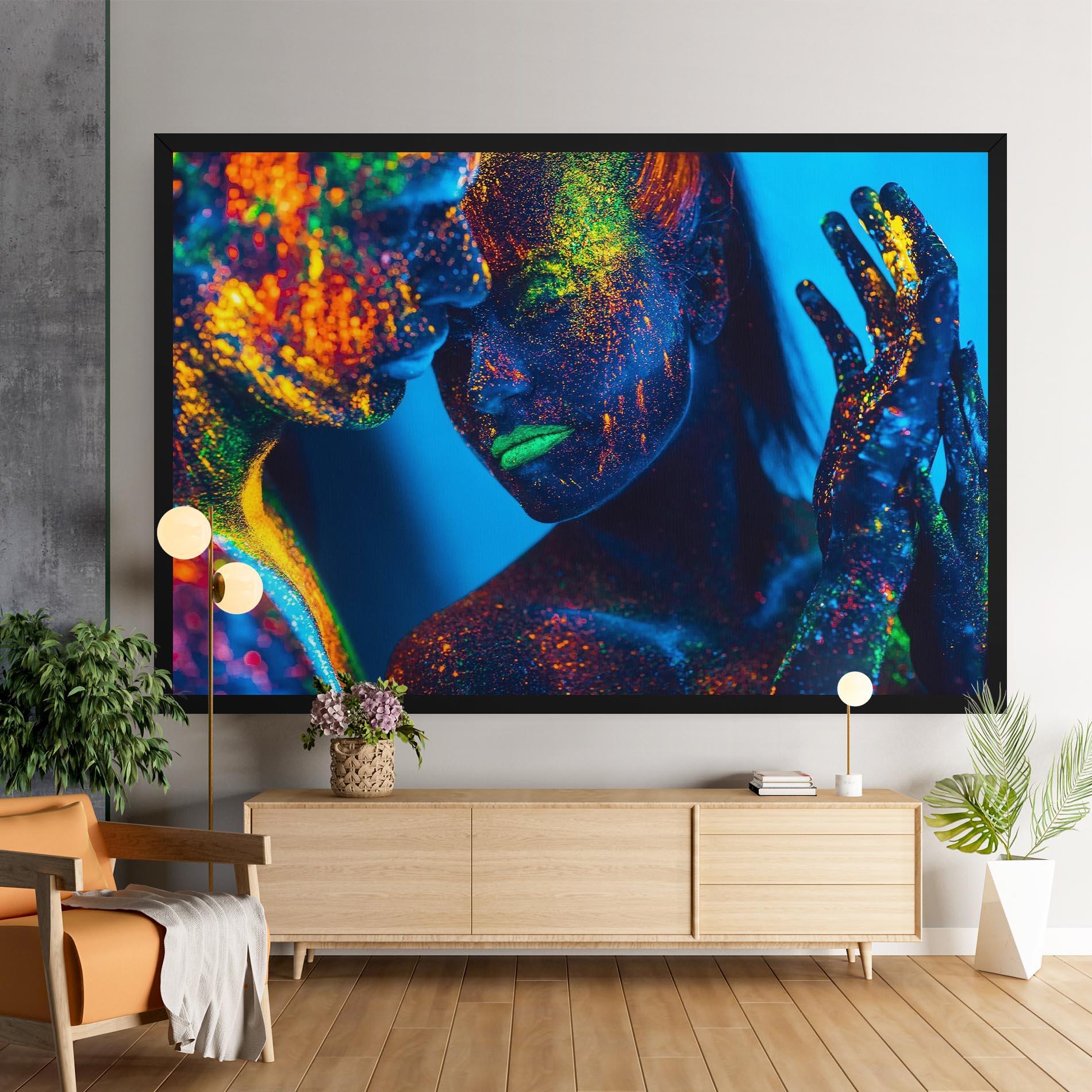 Vászonkép Fluorescent Couple mockup 9
