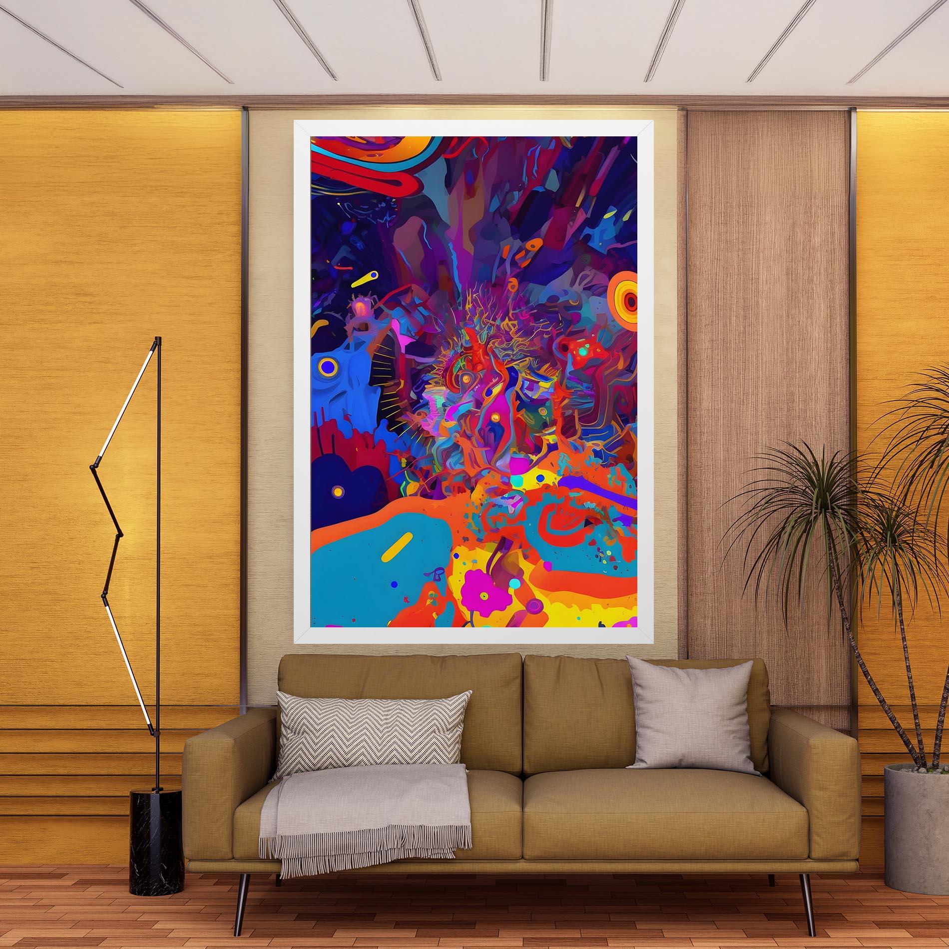 Vászonkép Abstract Color Work mockup 9