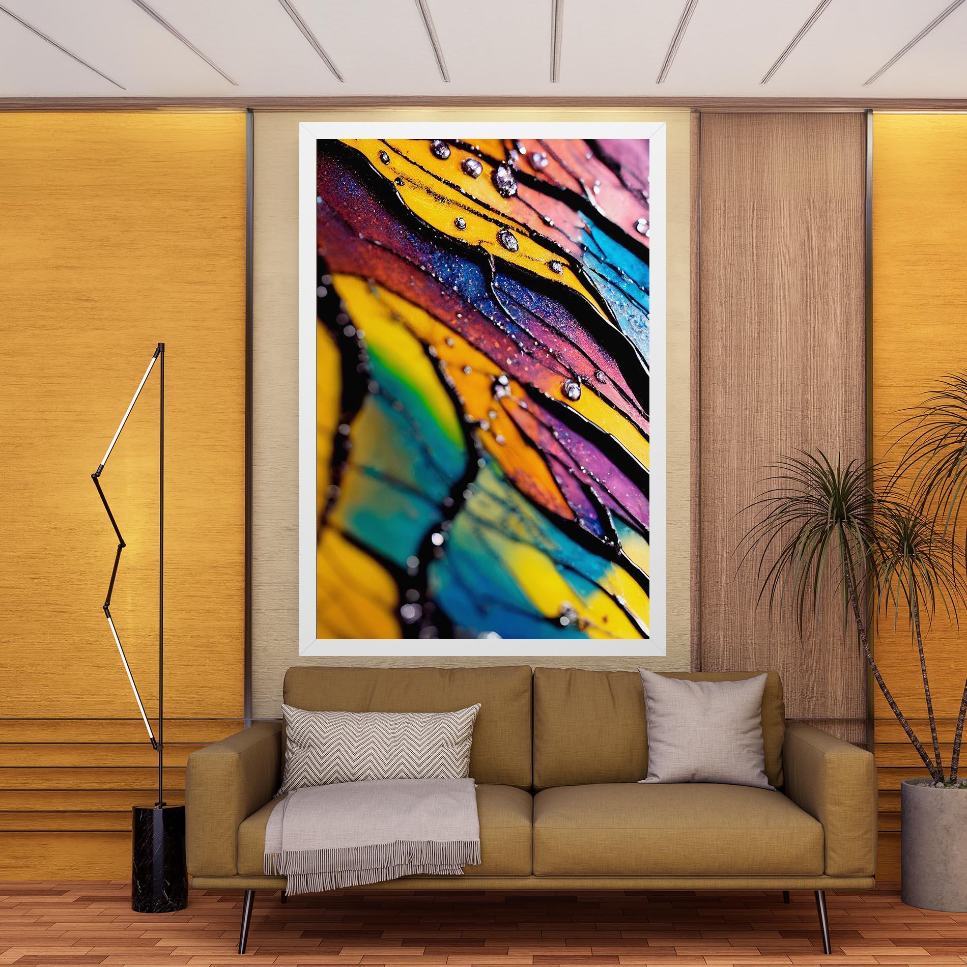 Vászonkép Beautiful Colorful Epoxy mockup 9