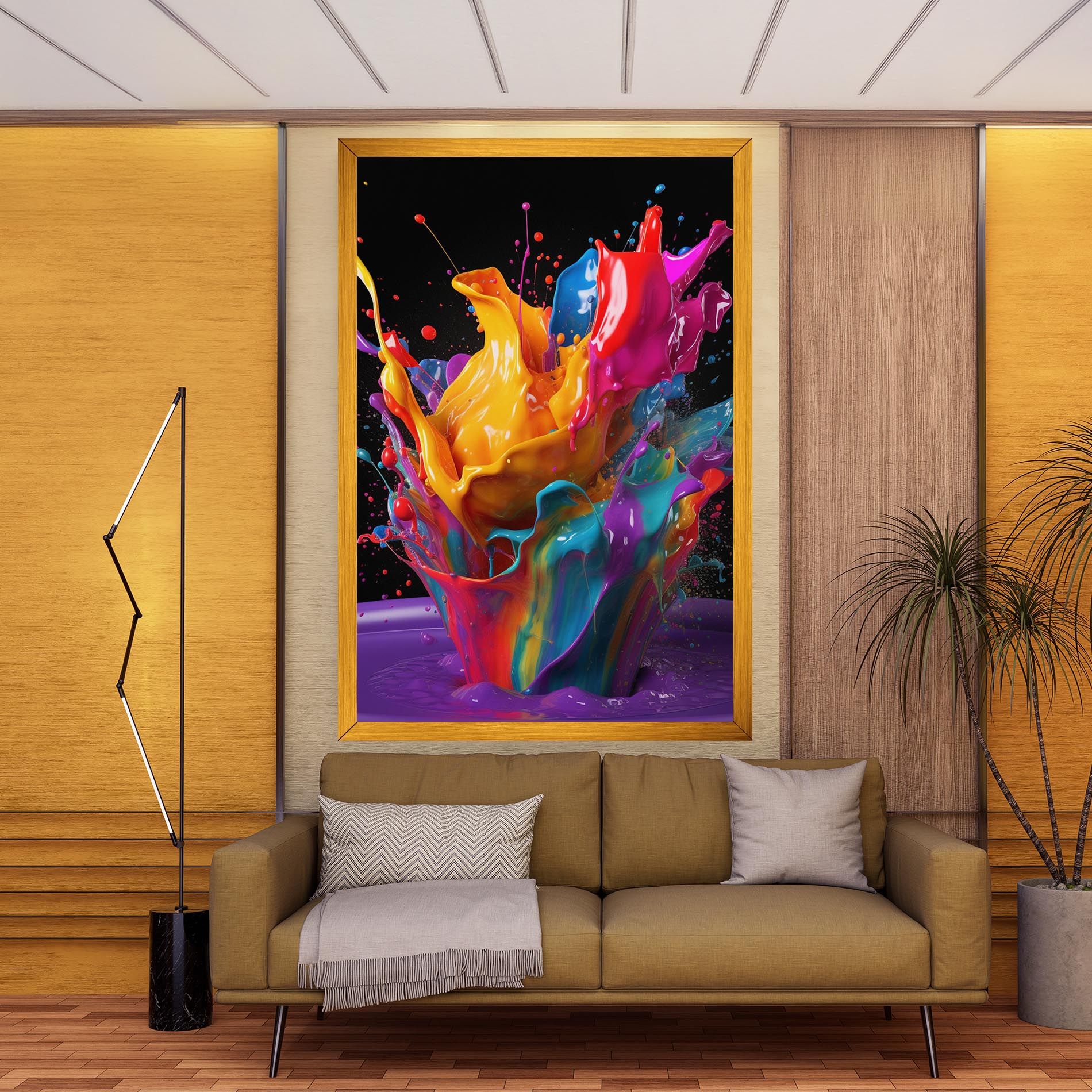 Brightly Color Splashing mockup 9