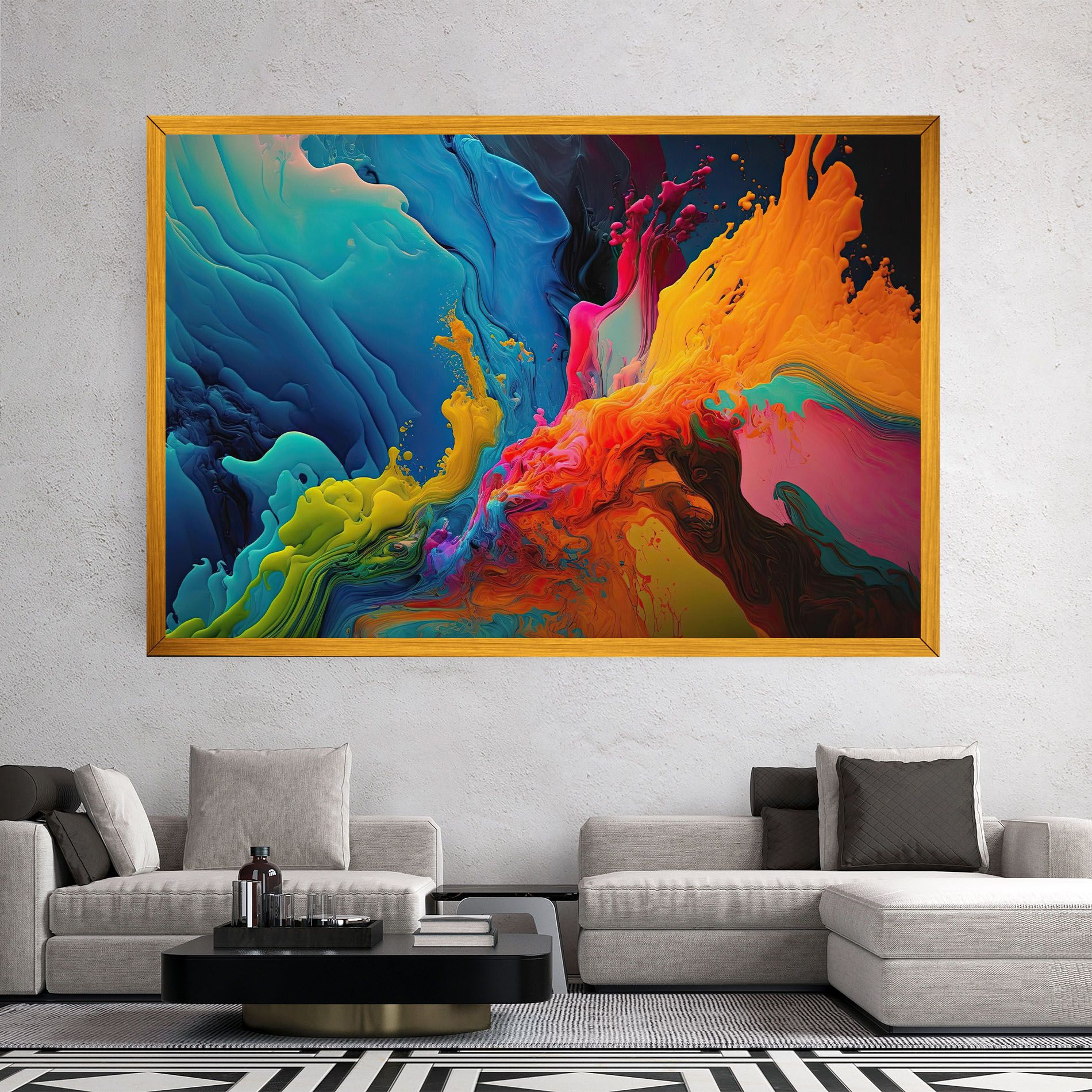 Color Floating mockup 2