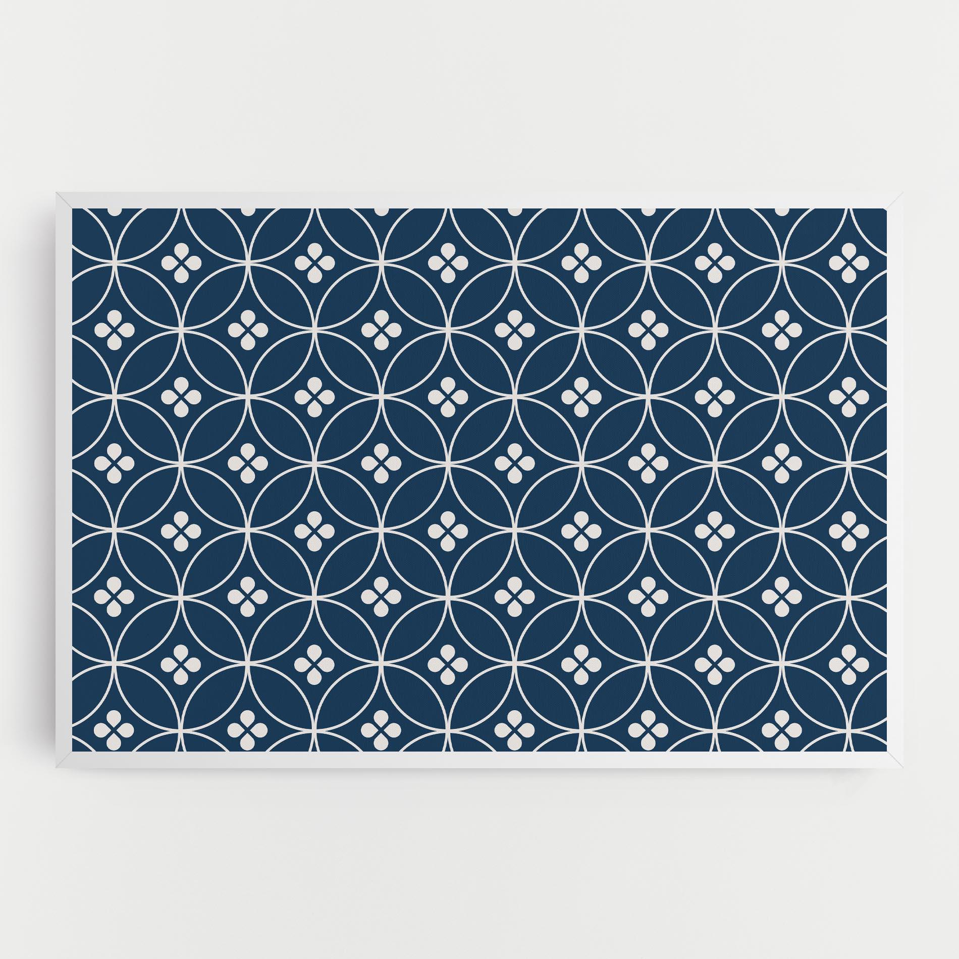 Vászonkép Blue Circle mockup 0