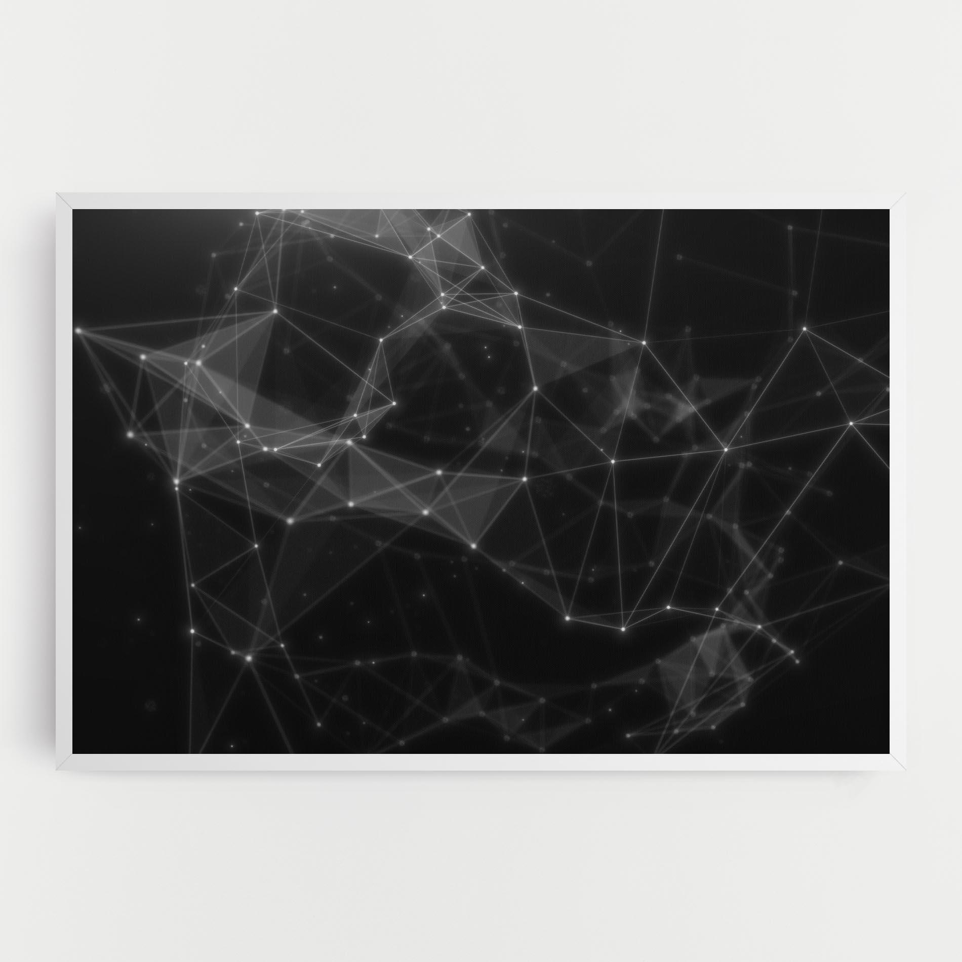Vászonkép Connecting Lines mockup 0