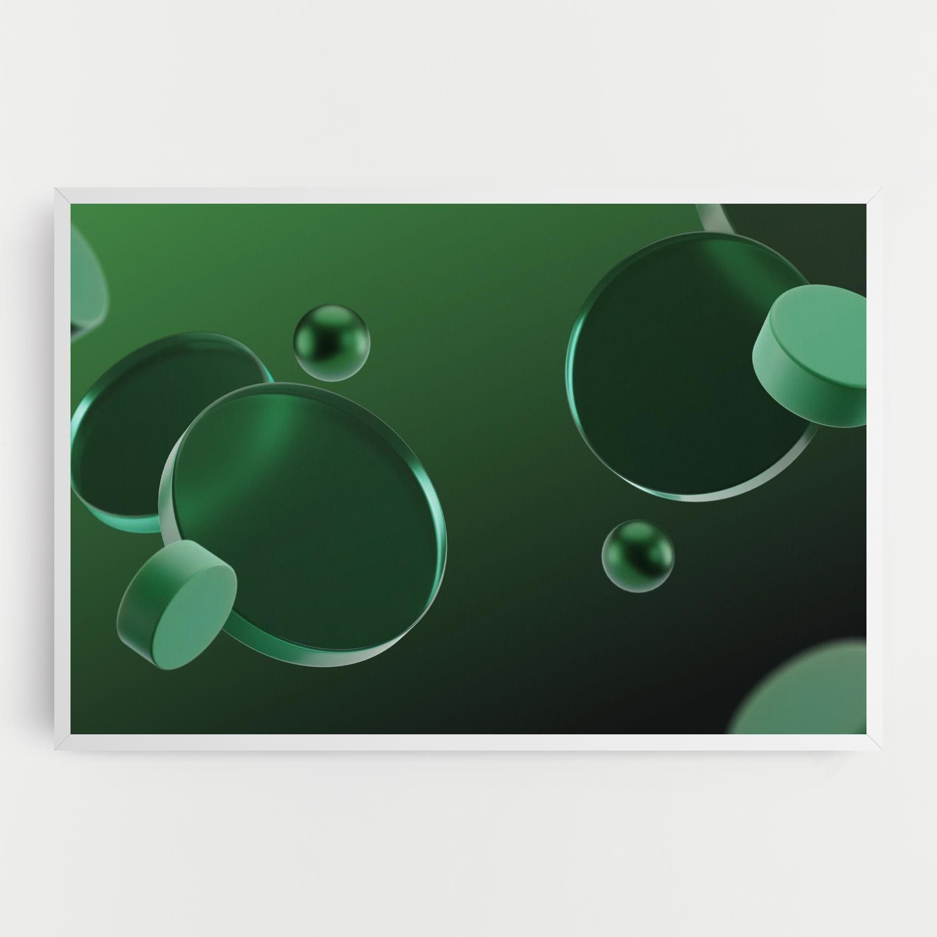Green Circle Floating mockup 0