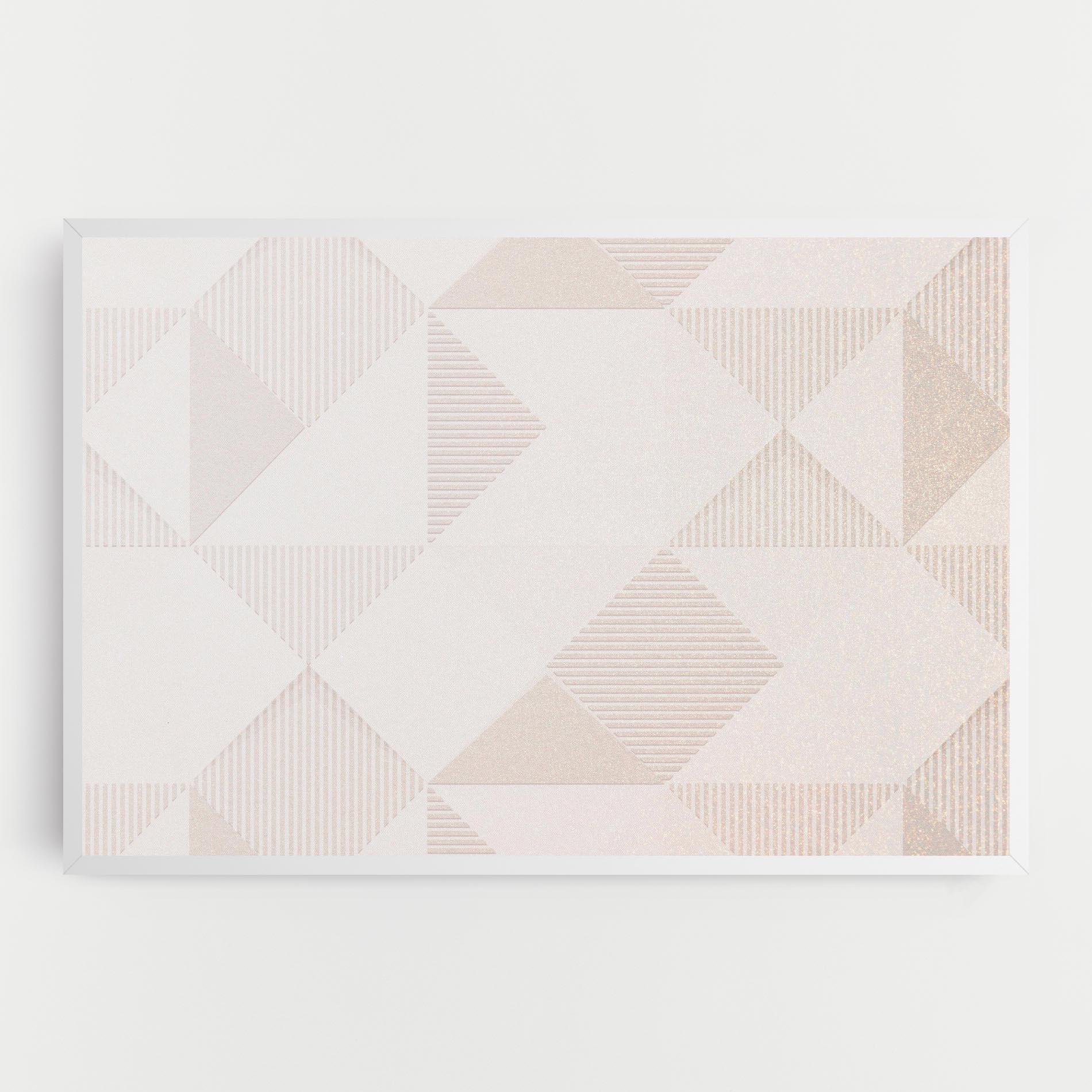 Vászonkép Light Cream Rhombus mockup 0