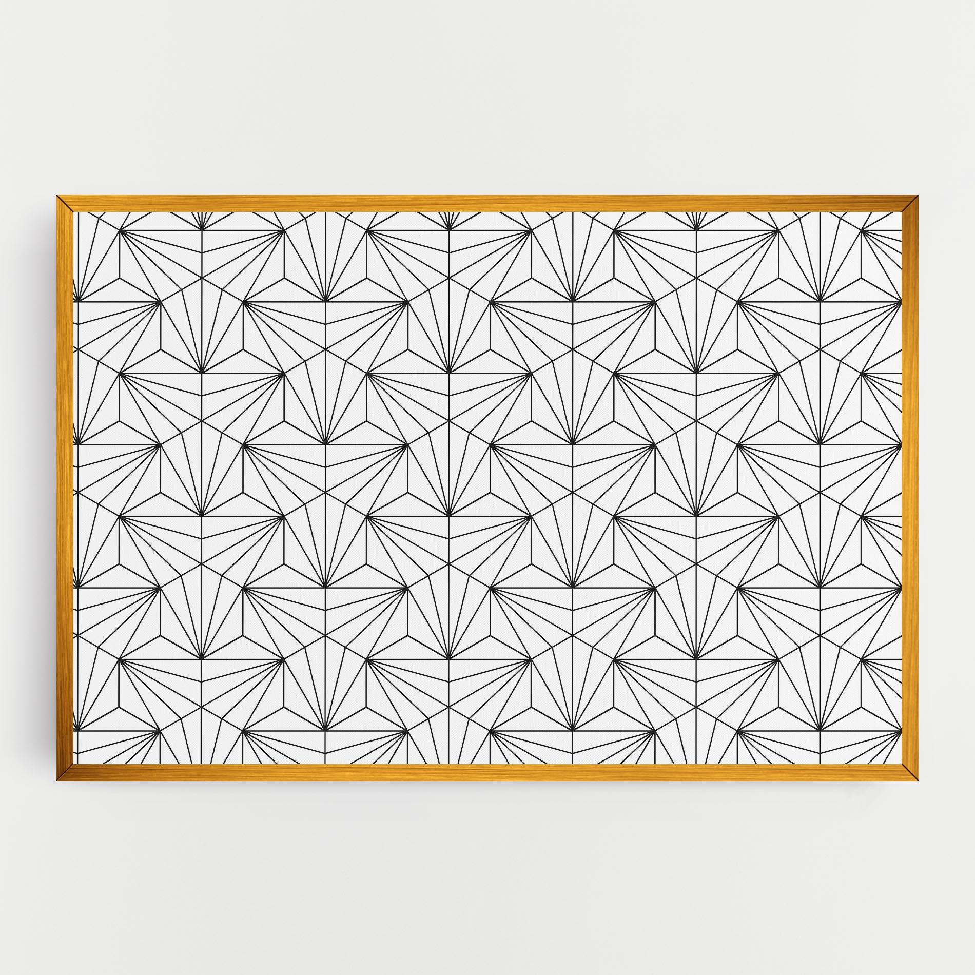 Vászonkép Black Triangle mockup 0